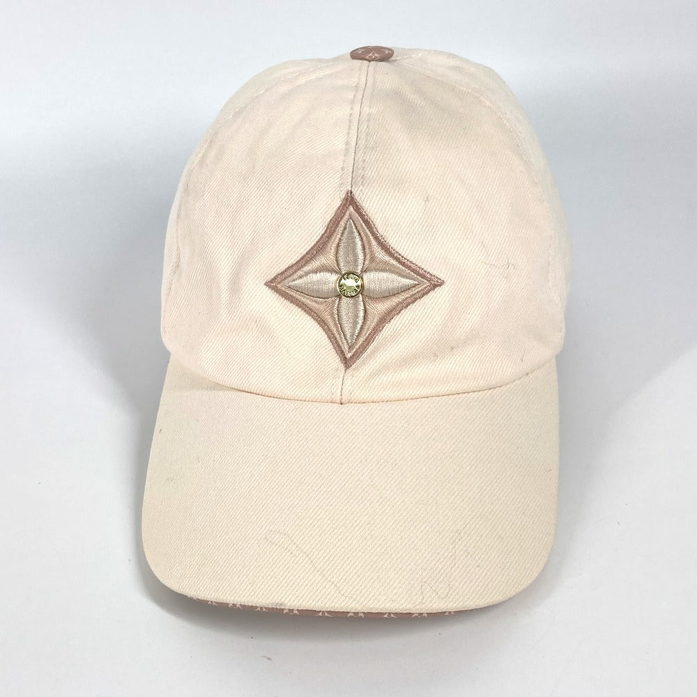 LOUIS VUITTON cap M77809 cotton beige cap lv day