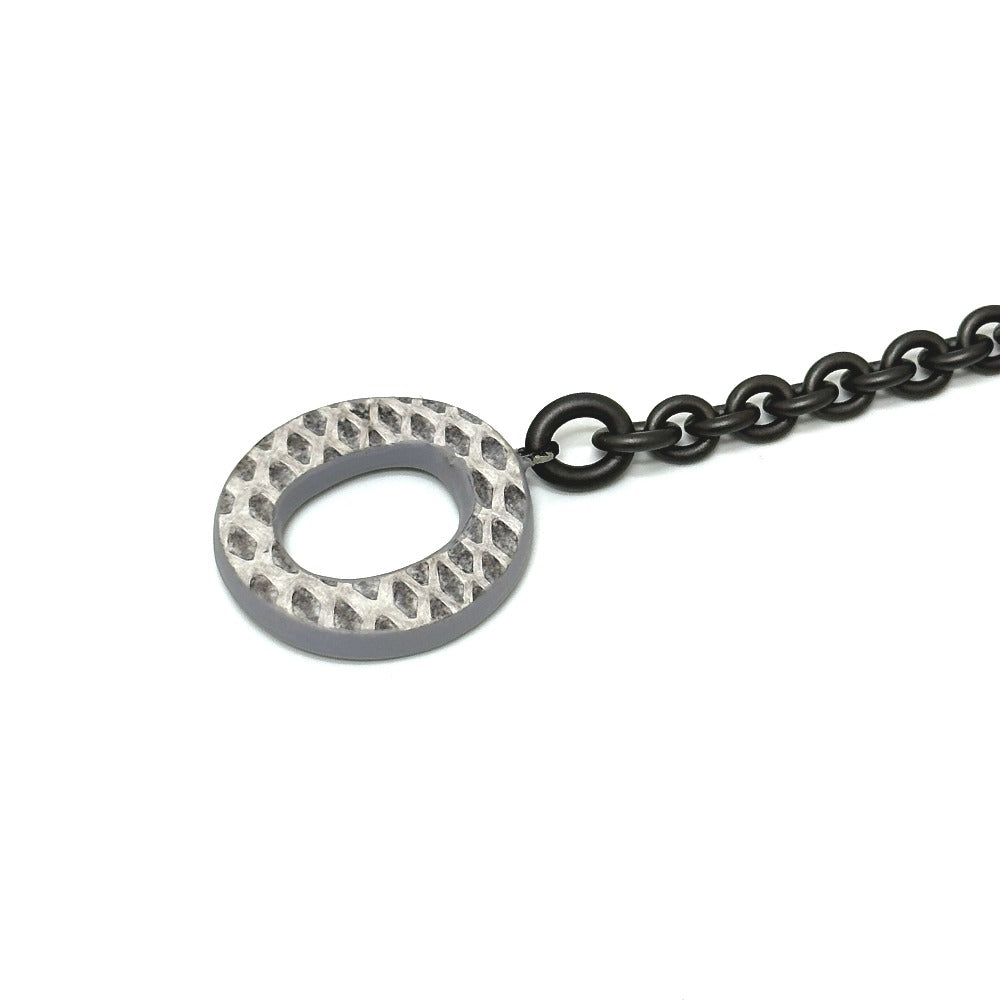 BOTTEGAVENETA key ring metal Silver Initial O
