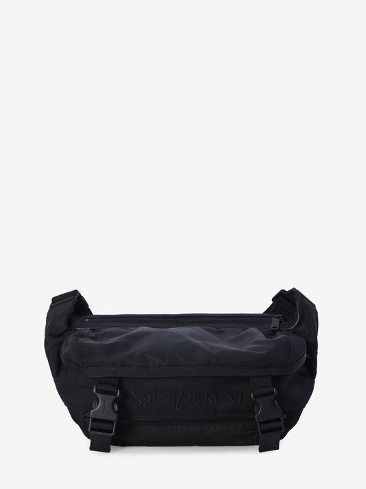 Luxury Saint Laurent Trending 2025 Men's Crossbody Bag In Nylon in Black | 758258FACG7