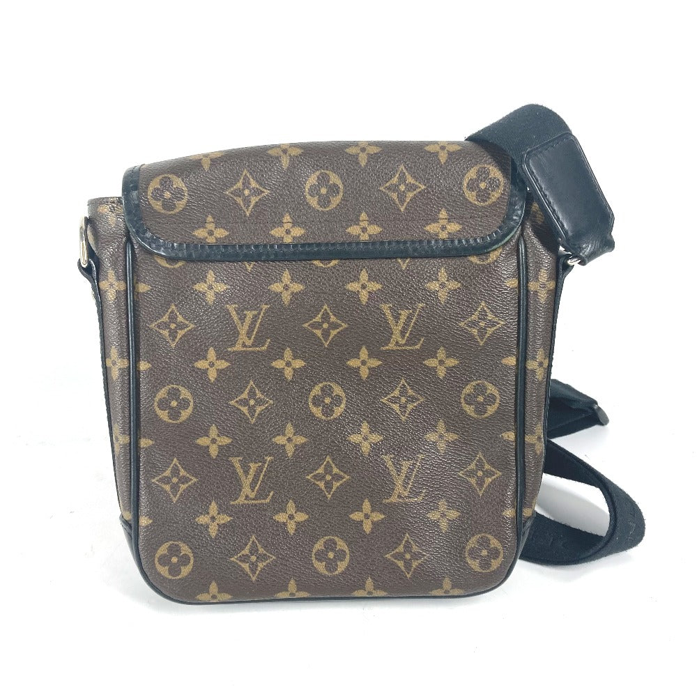 LOUIS VUITTON Shoulder Bag M56717 Monogram macacer canvas Brown Monogram macacer Bus PM unisex(Unisex)