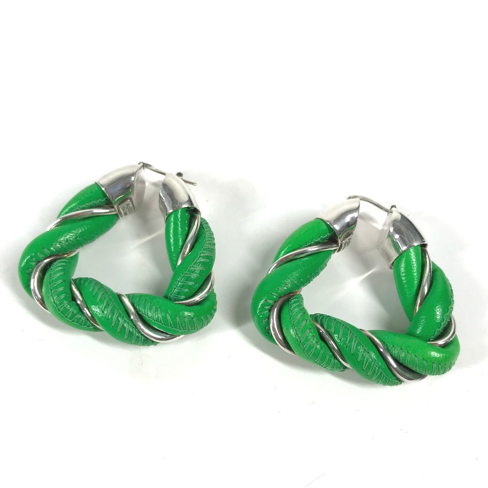 BOTTEGAVENETA Pierce leather green Parakeet Triangle Women