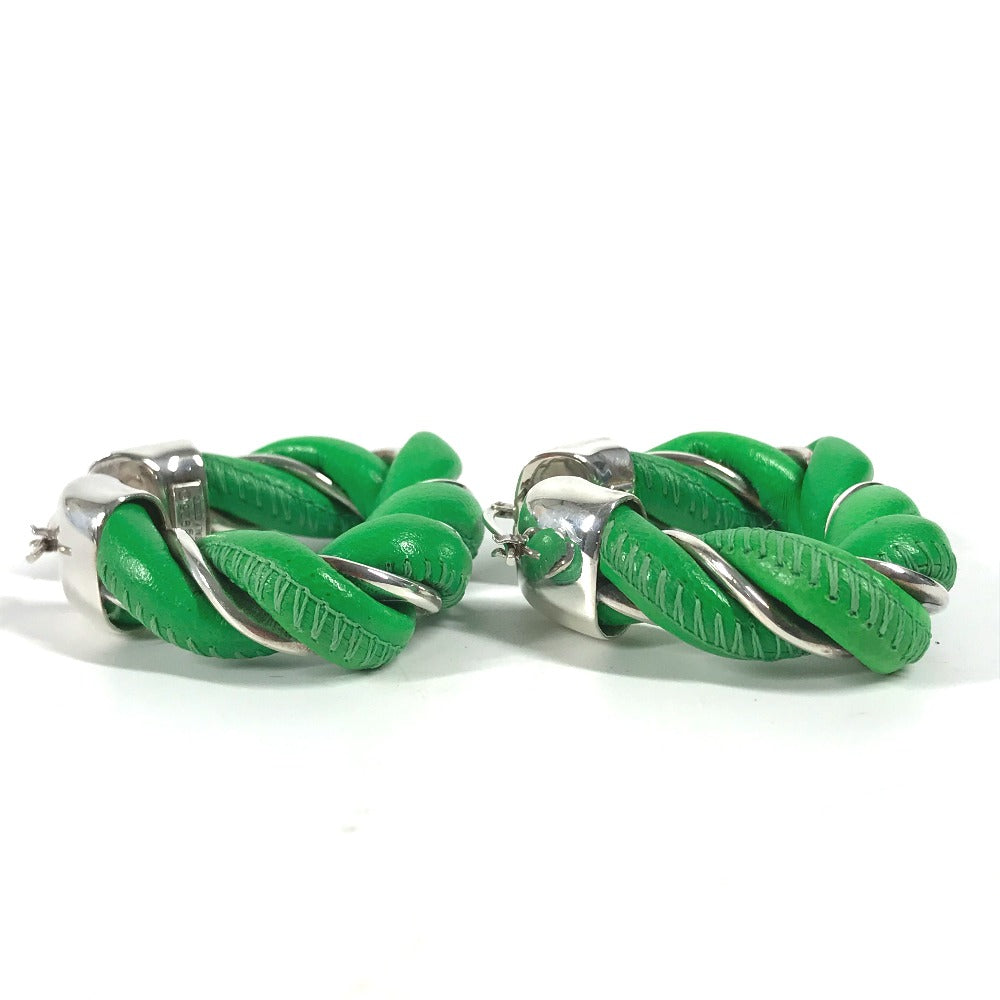 BOTTEGAVENETA Pierce leather green Parakeet Triangle Women