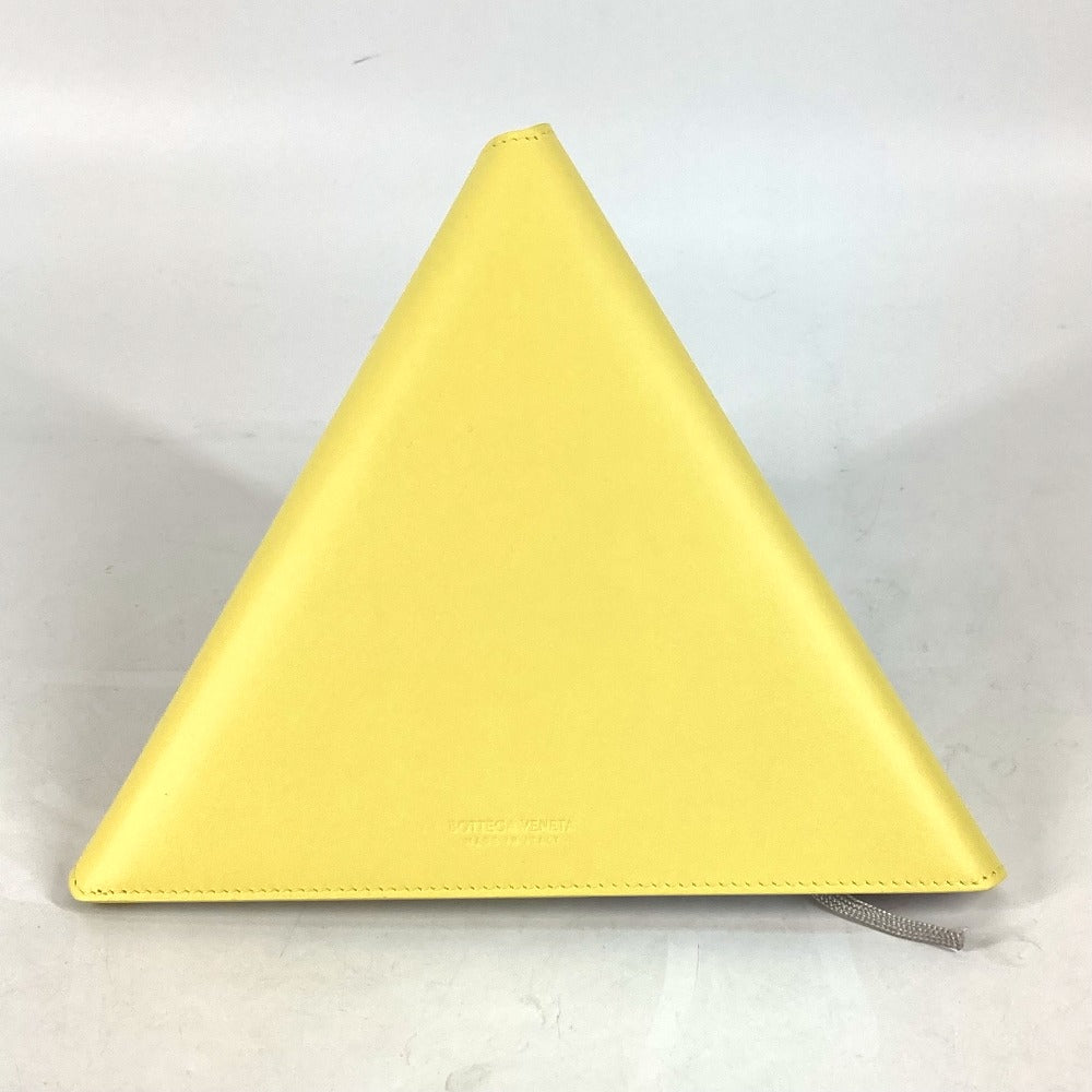BOTTEGAVENETA Note cover leather yellow Triangle triangle mens