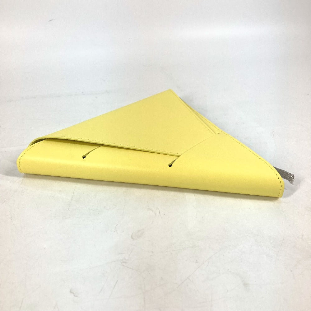 BOTTEGAVENETA Note cover leather yellow Triangle triangle mens