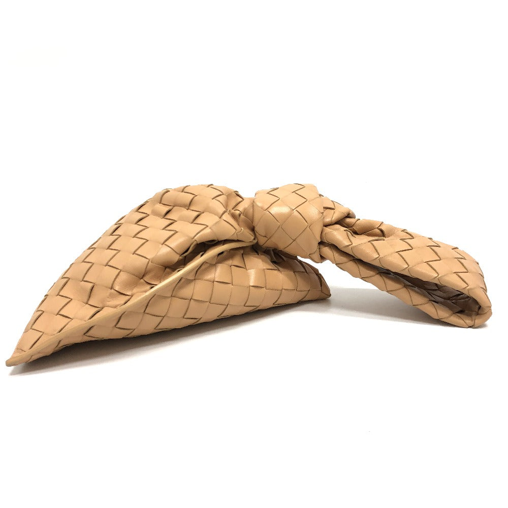 BOTTEGAVENETA Handbag 652001 leather beige INTRECCIATO Mini The Twist