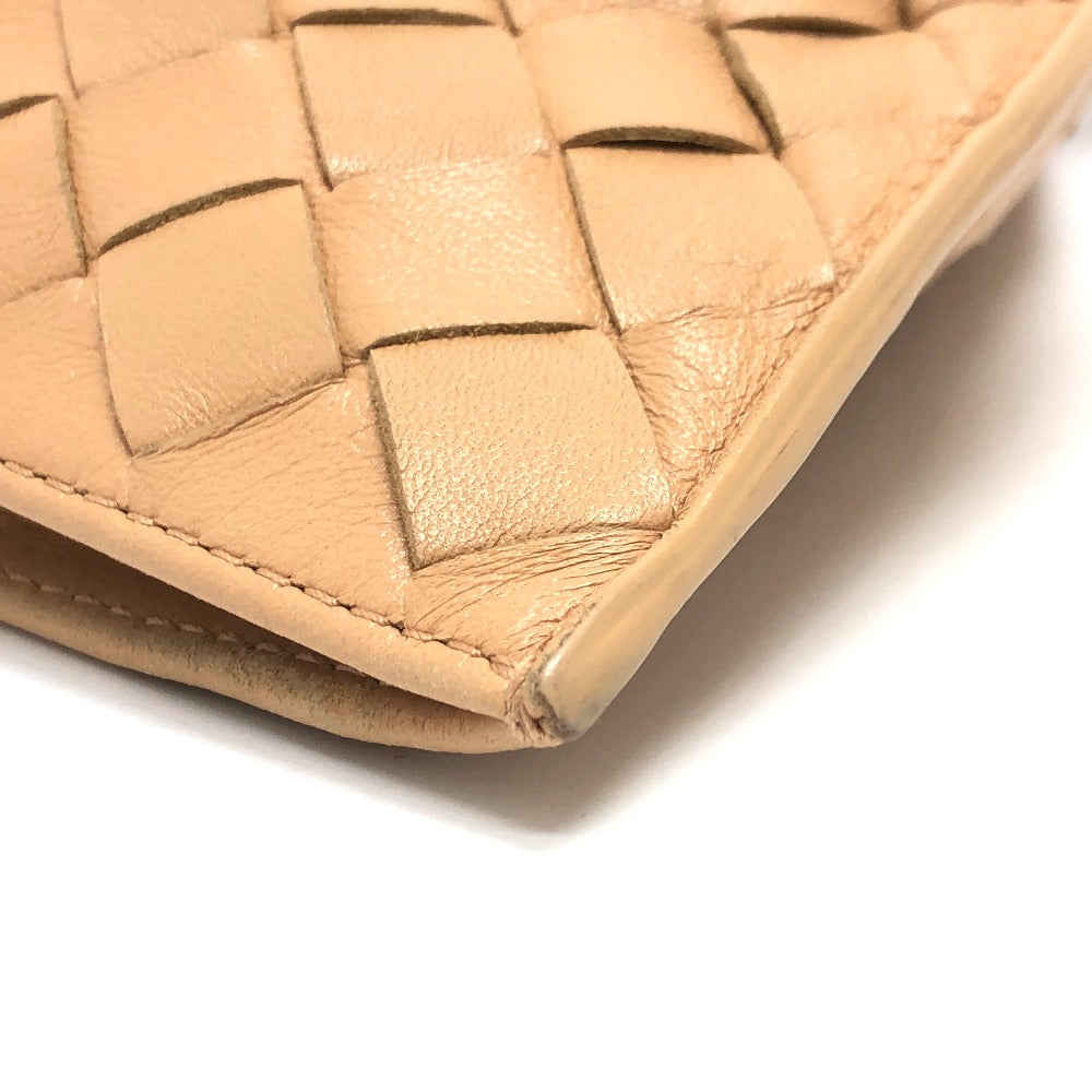 BOTTEGAVENETA Handbag 652001 leather beige INTRECCIATO Mini The Twist