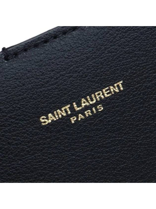 Luxury Saint Laurent Trending 2025 North South Shopping Tote Bag Black