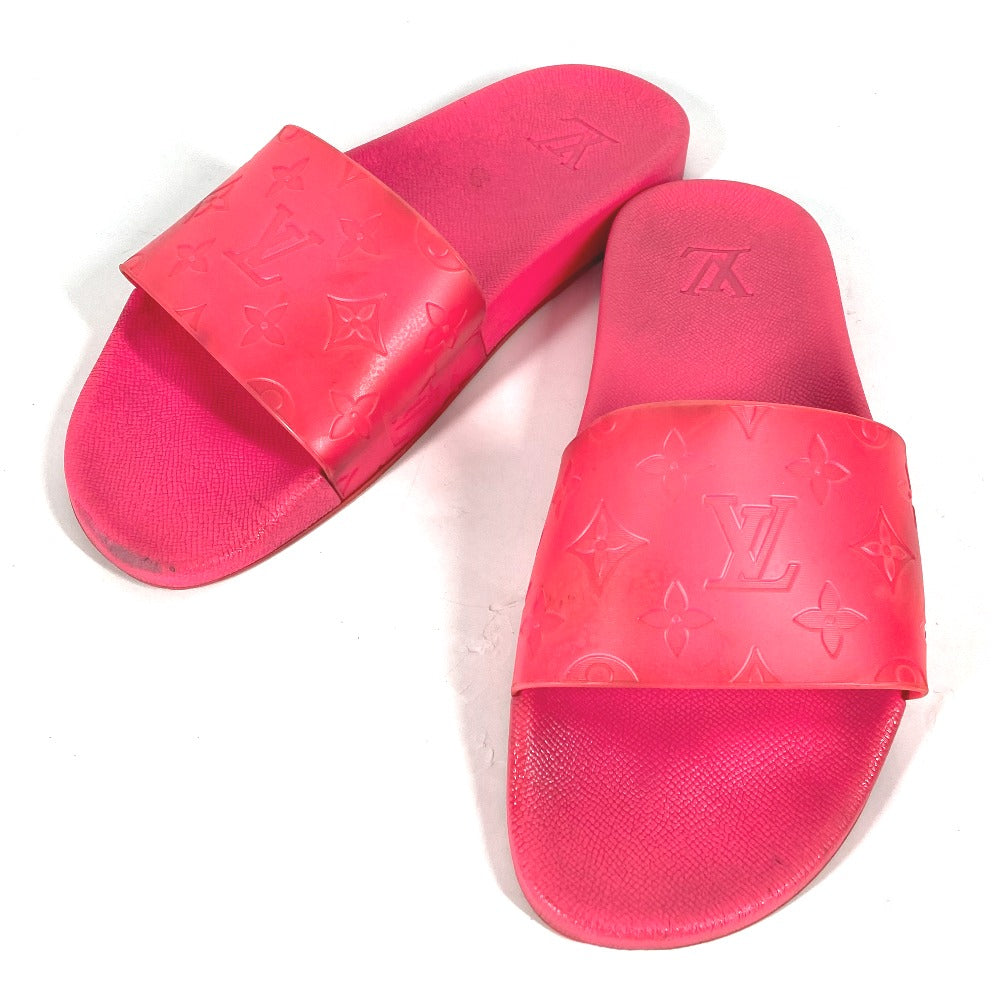 LOUIS VUITTON Sandals rubber pink waterfront line Monogram mens 8