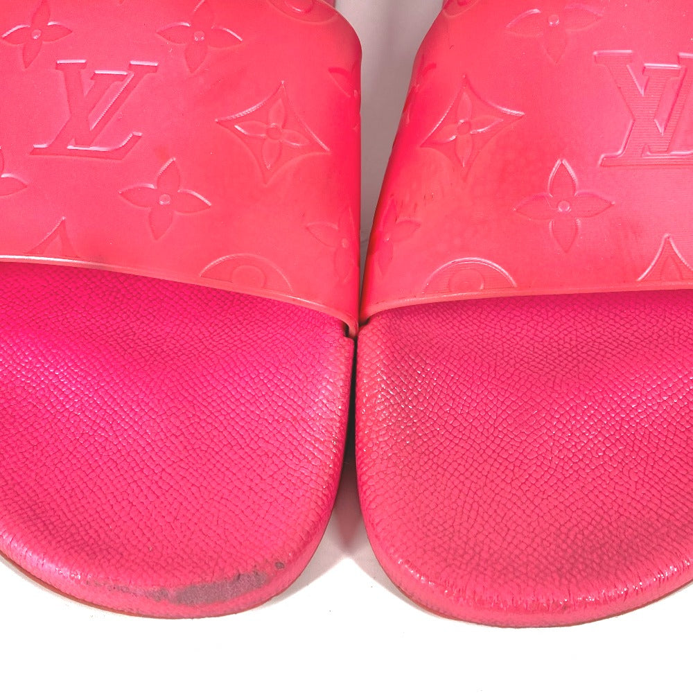 LOUIS VUITTON Sandals rubber pink waterfront line Monogram mens 8