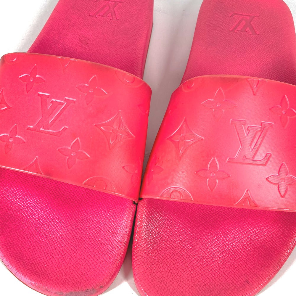 LOUIS VUITTON Sandals rubber pink waterfront line Monogram mens 8