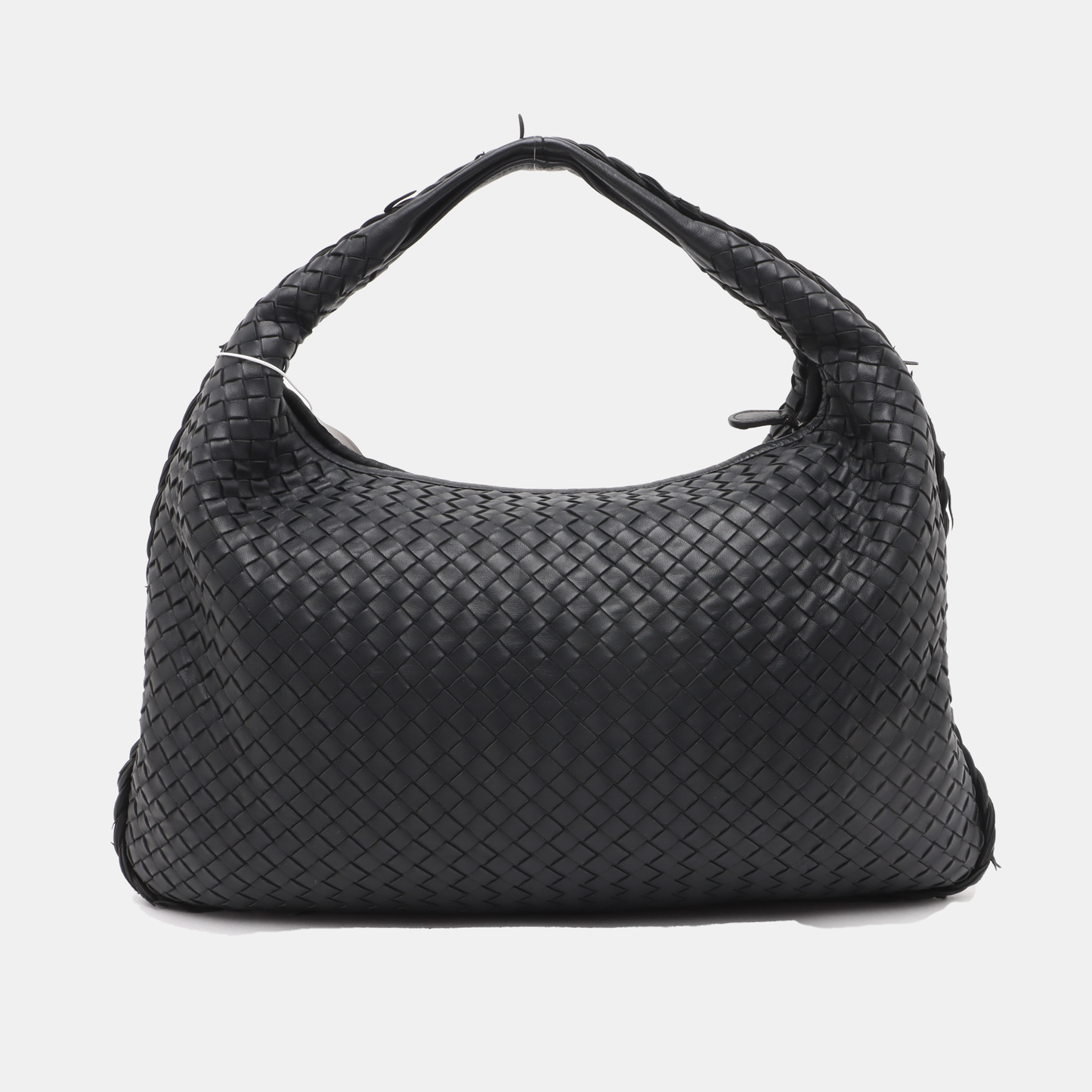 Bottega Veneta Intrecciato Hobo Bag Medium Black Lambskin leather 48cm
