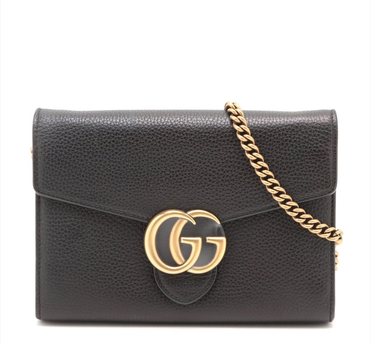 Gucci GG Black Marmont Chain Bag