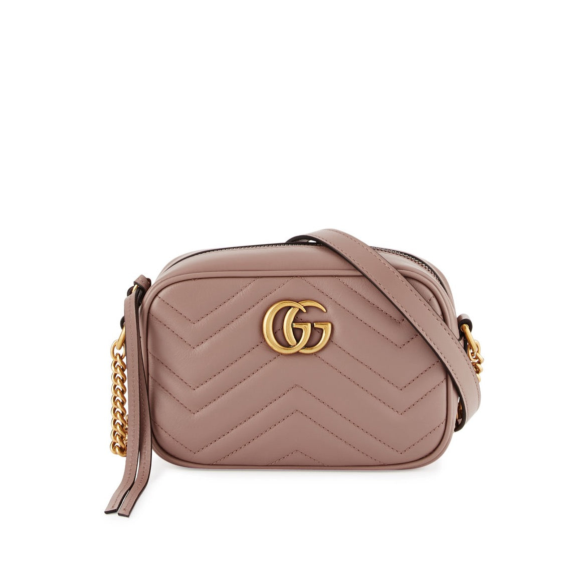 GUCCI GG MARMONT MINI MATELASSE CAMERA BAG
