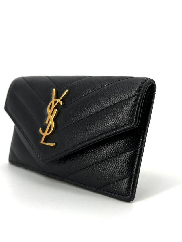 Luxury Saint Laurent Trending 2025 Envelope zipper card wallet