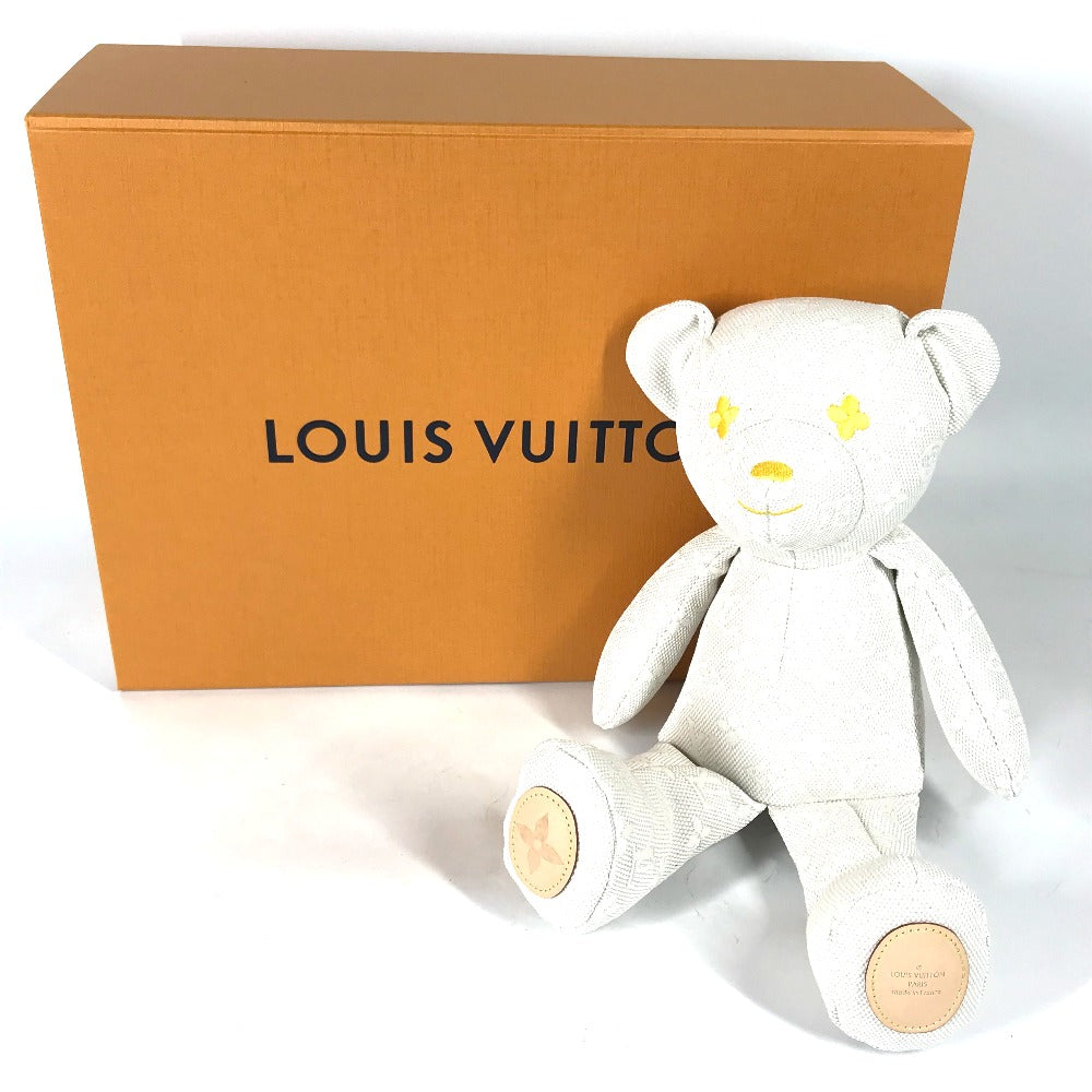 LOUIS VUITTON Plush Doll GI0869 cotton beige interior bear bear doll Dudu Louis unisex(Unisex)