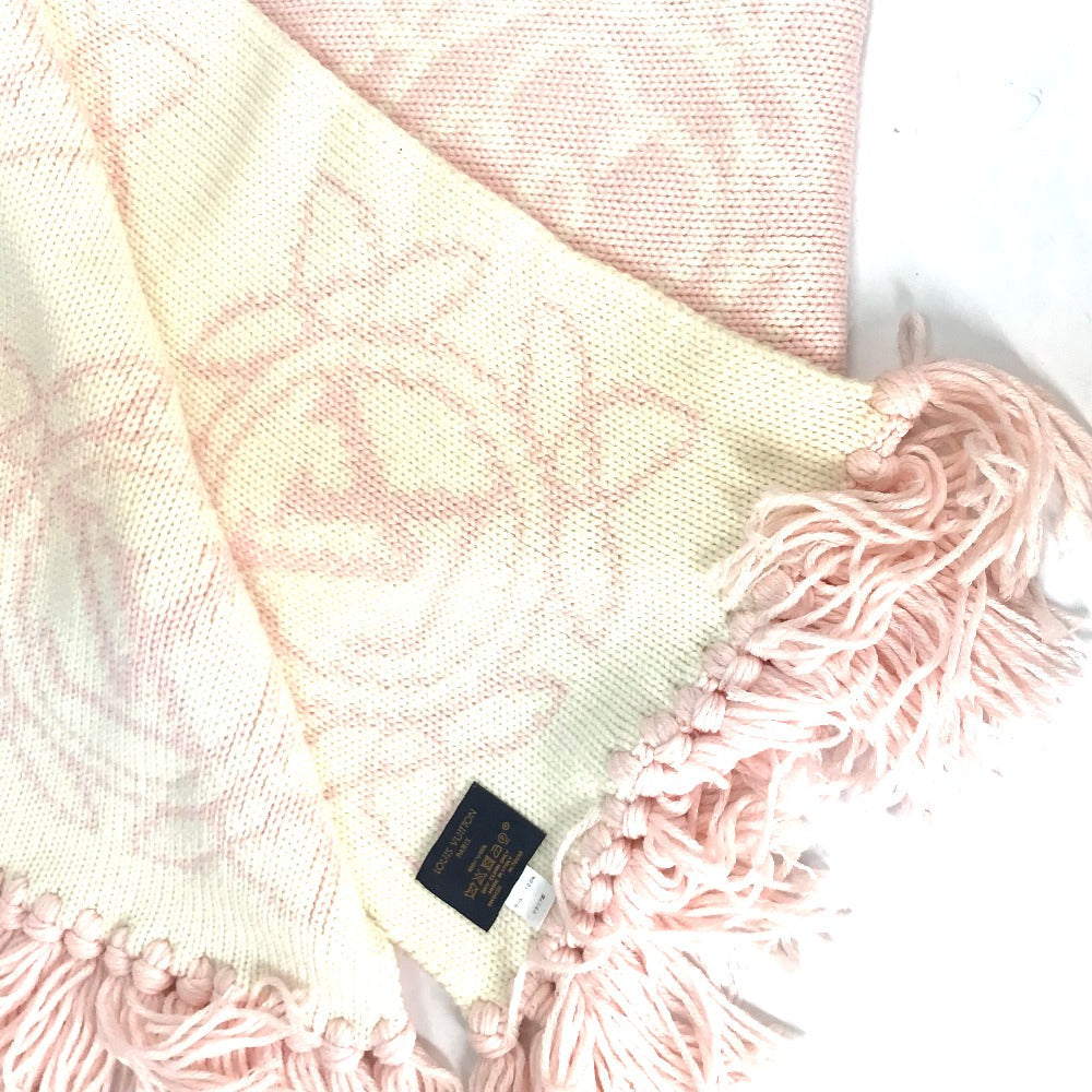 LOUIS VUITTON Scarf M70819 wool pink Echarpe Morning Scarf Women