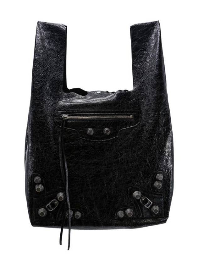 Luxury Balenciaga Trending 2025 Men's Le Cagole Tote Bag Black