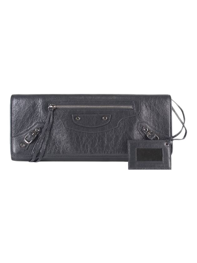 Luxury Balenciaga Trending 2025 Classic Leather Clutch Bag Grease Fosil