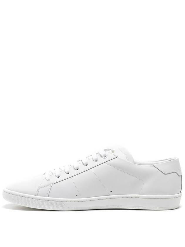 Luxury Saint Laurent Trending 2025 Signature Court Classic Leather Low Top Sneakers Off White