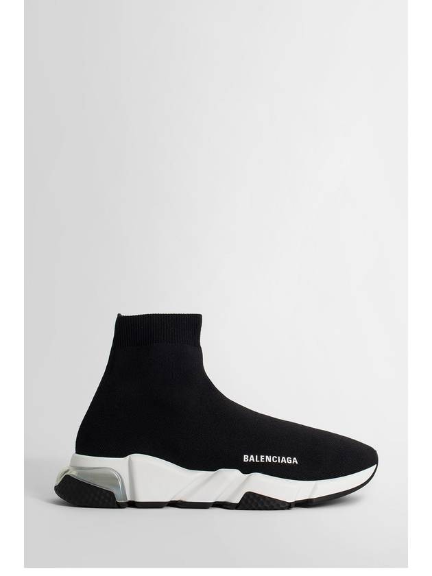 Luxury Balenciaga Trending 2025 Speed Trainer Clear Sole High Top Sneakers Black