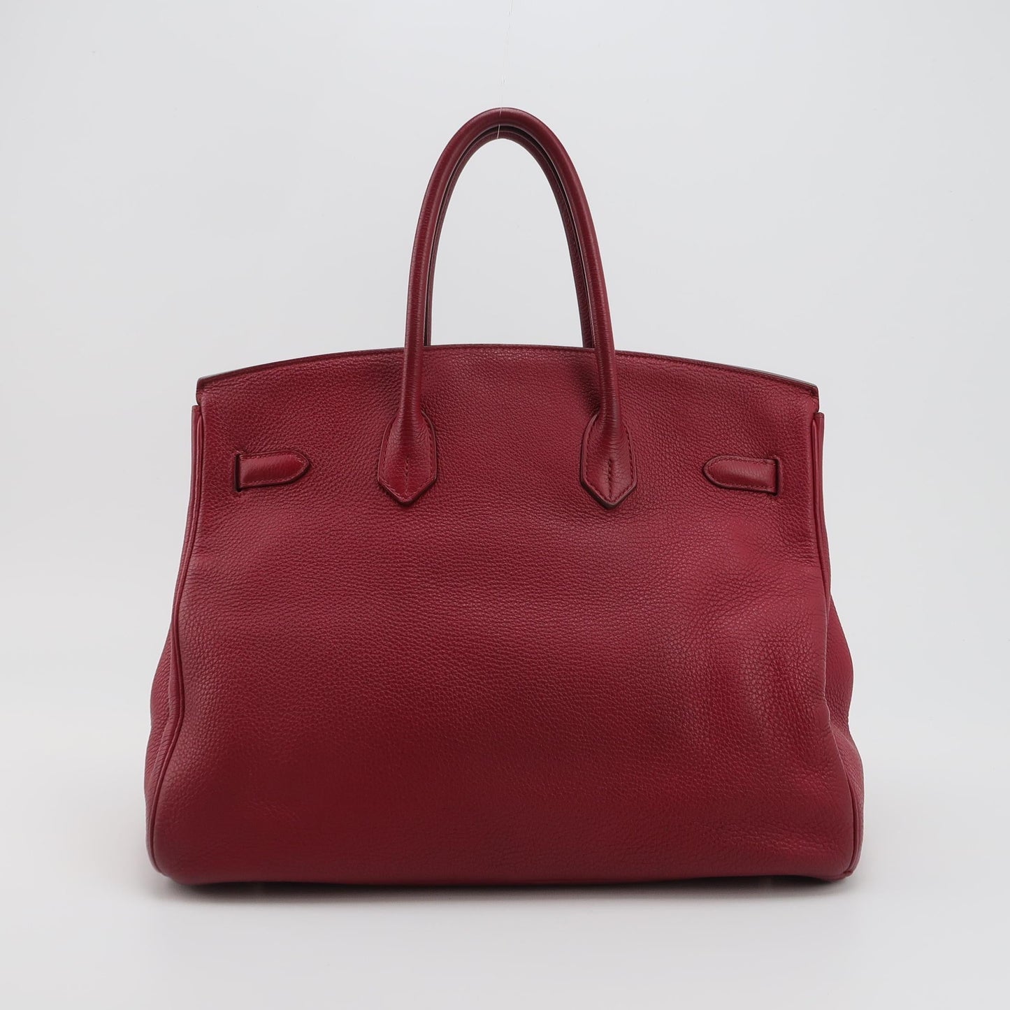 Hermes Birkin 35 B5 Rubis Togo Calfskin Leather Silver-tone Palladium Hardware 2010
