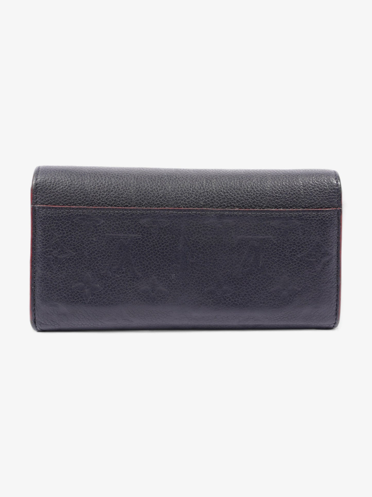 Louis Vuitton Sarah Wallet Marine Empreinte Leather