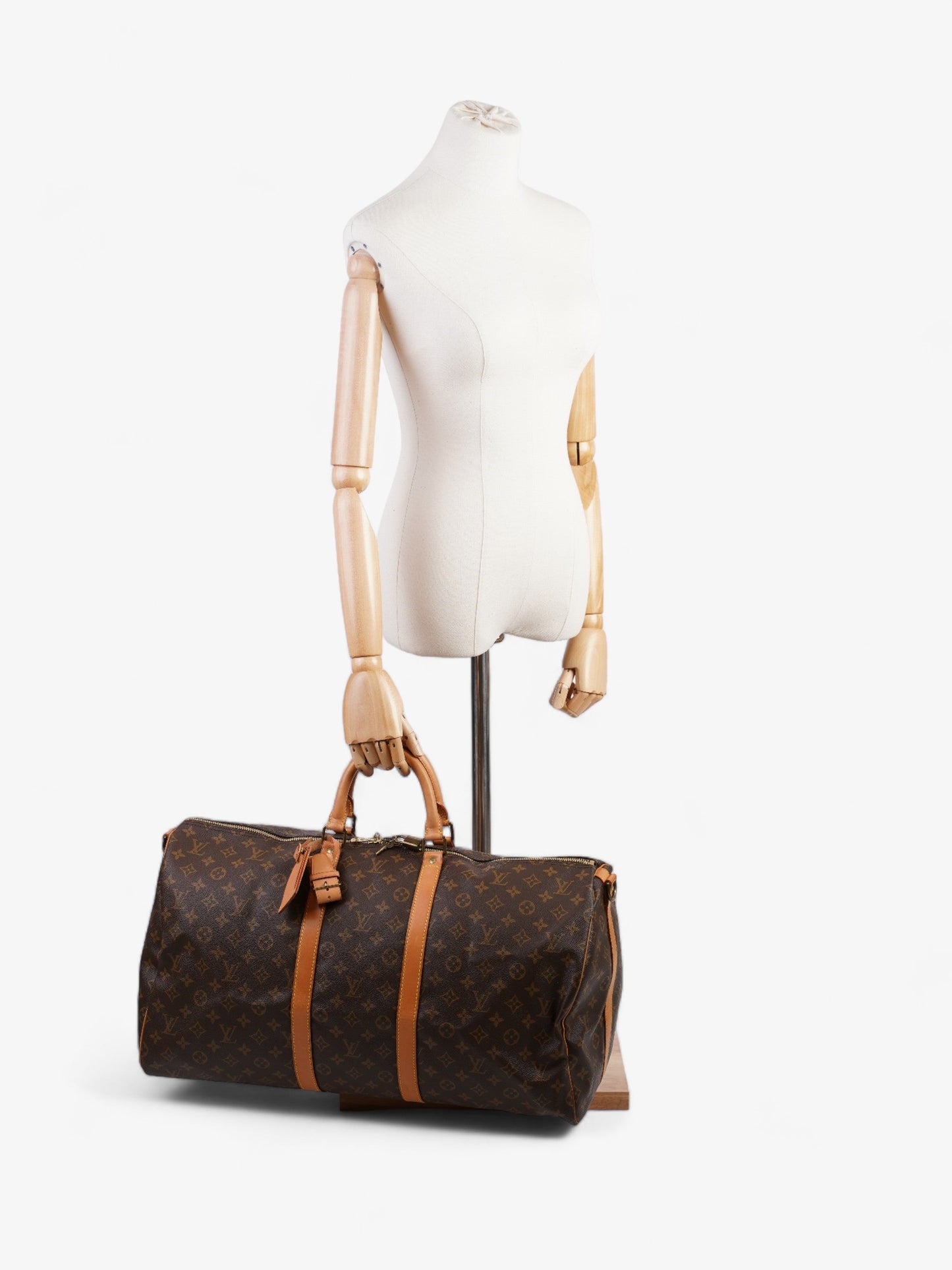 Louis Vuitton Keepall Bandouliere Monogram Coated Canvas 55