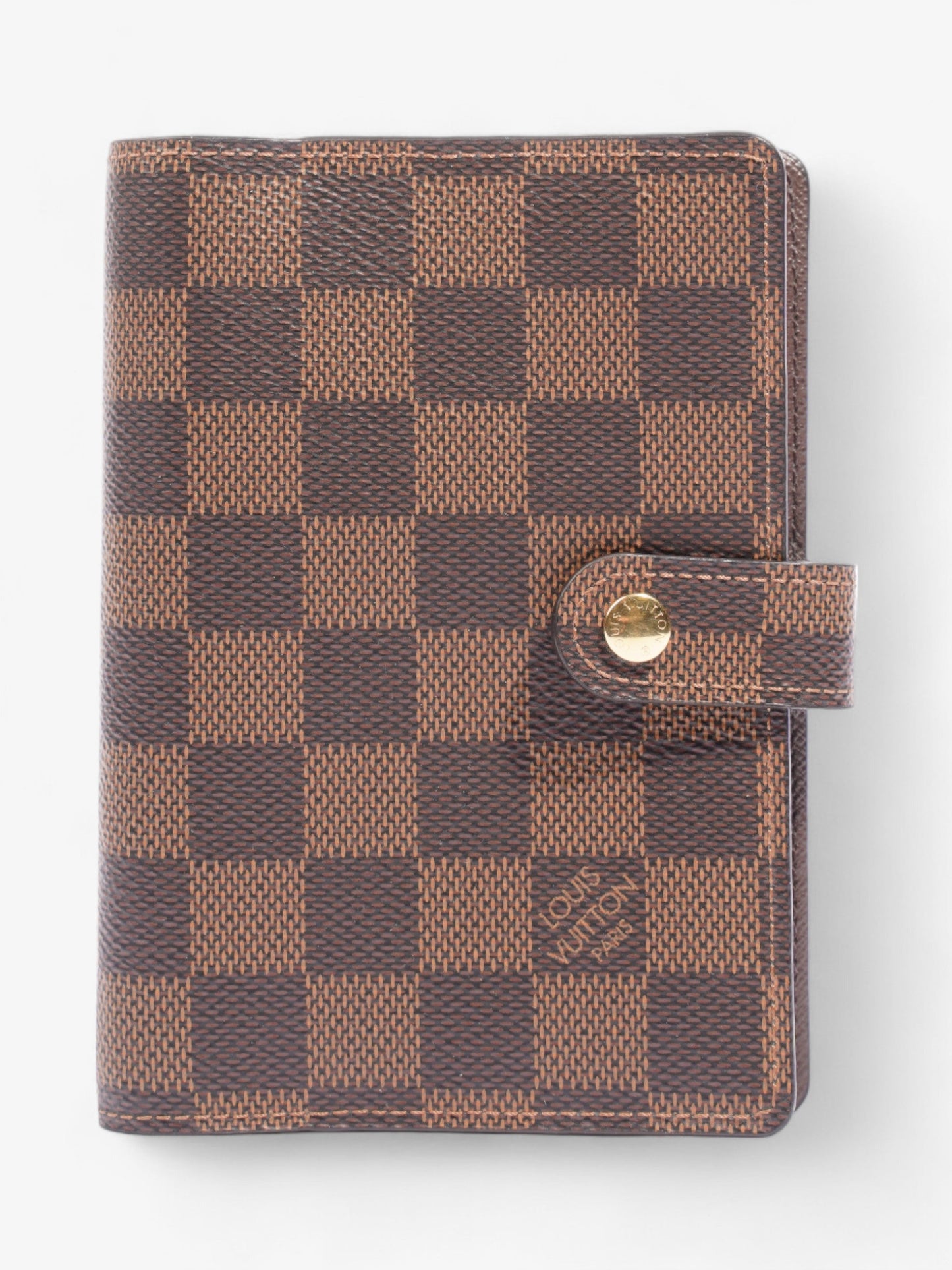 Louis Vuitton Small Ring Agenda Damier Ebene Coated Canvas