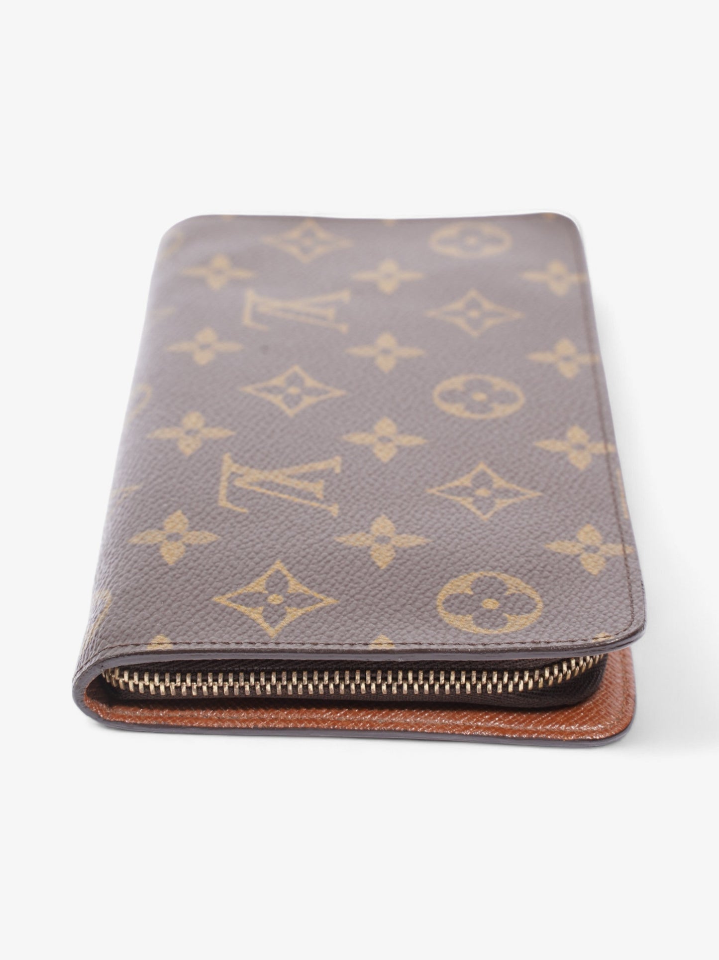 Louis Vuitton Porte Monnaie Zip Monogram Coated Canvas
