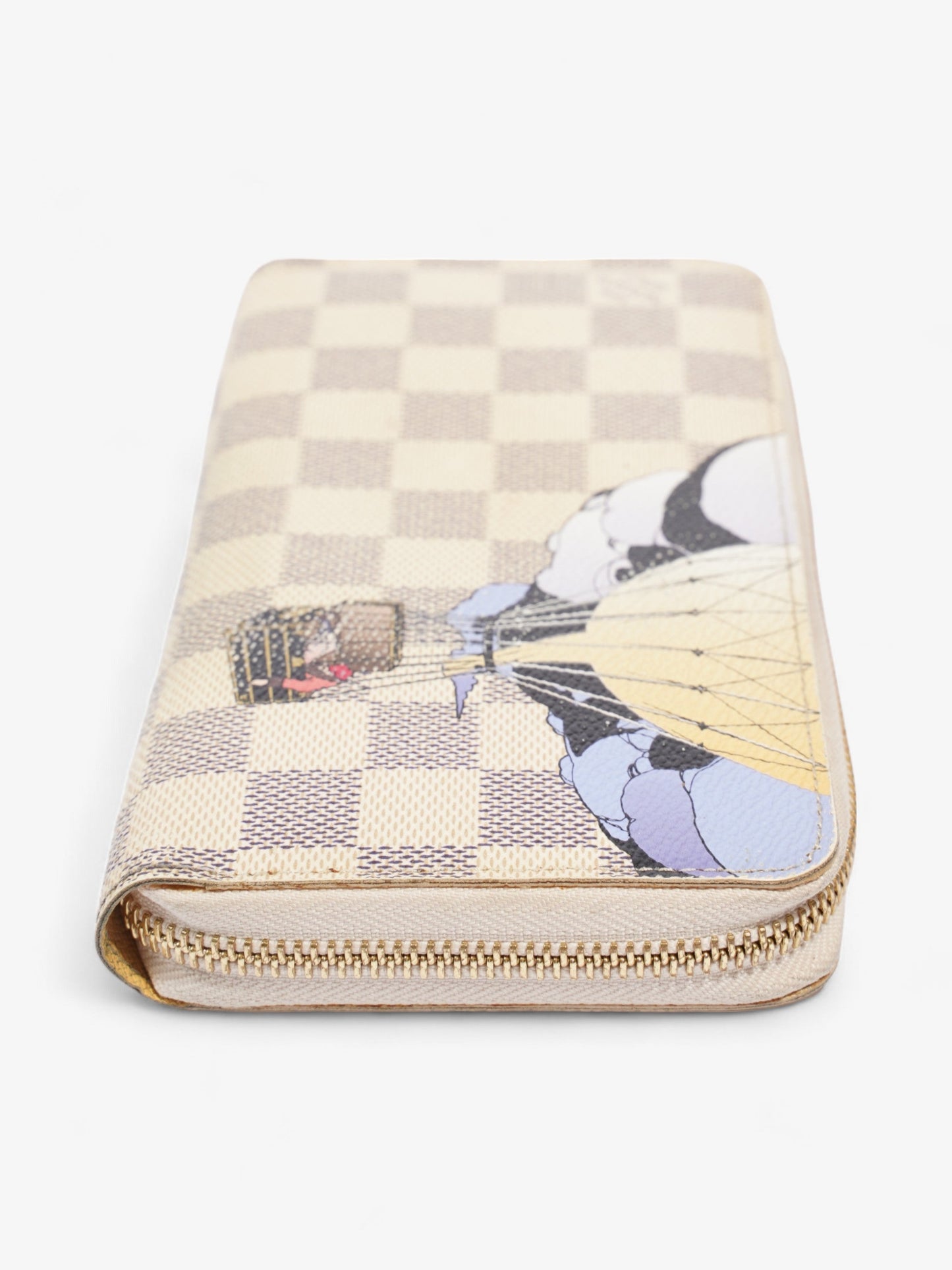 Louis Vuitton Ilustre Zippy Wallet Damier Azur Coated Canvas