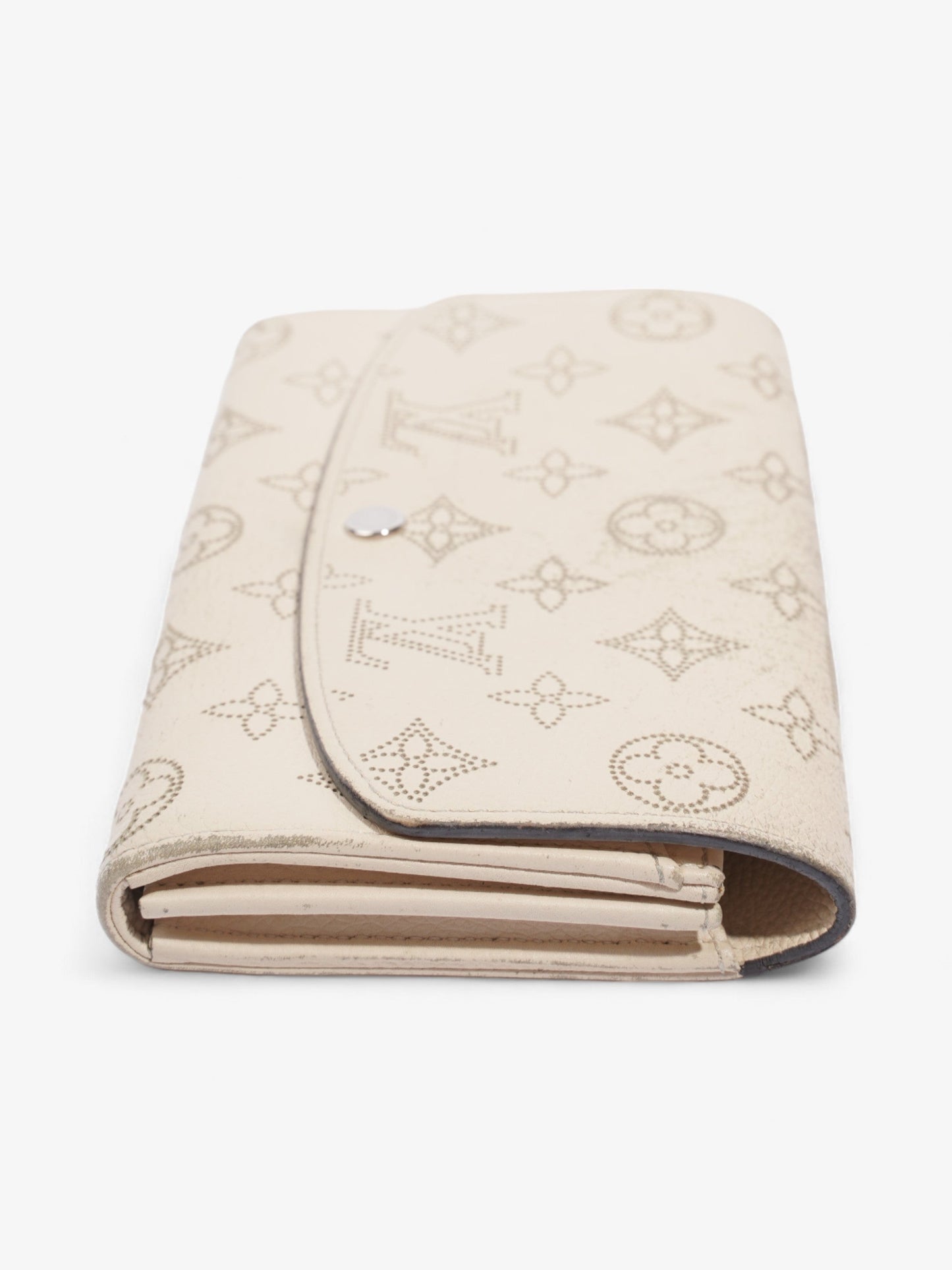 Louis Vuitton Iris Wallet Neutral Mahina Leather