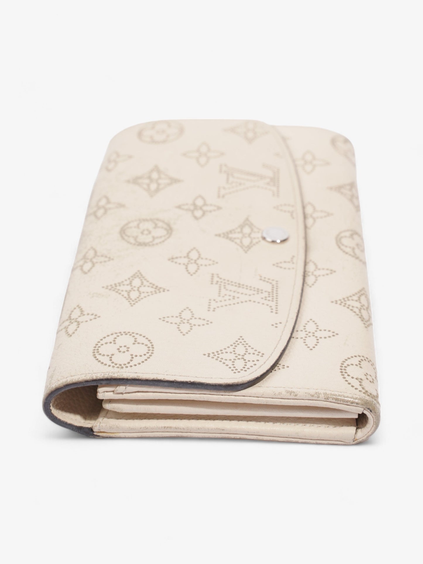 Louis Vuitton Iris Wallet Neutral Mahina Leather