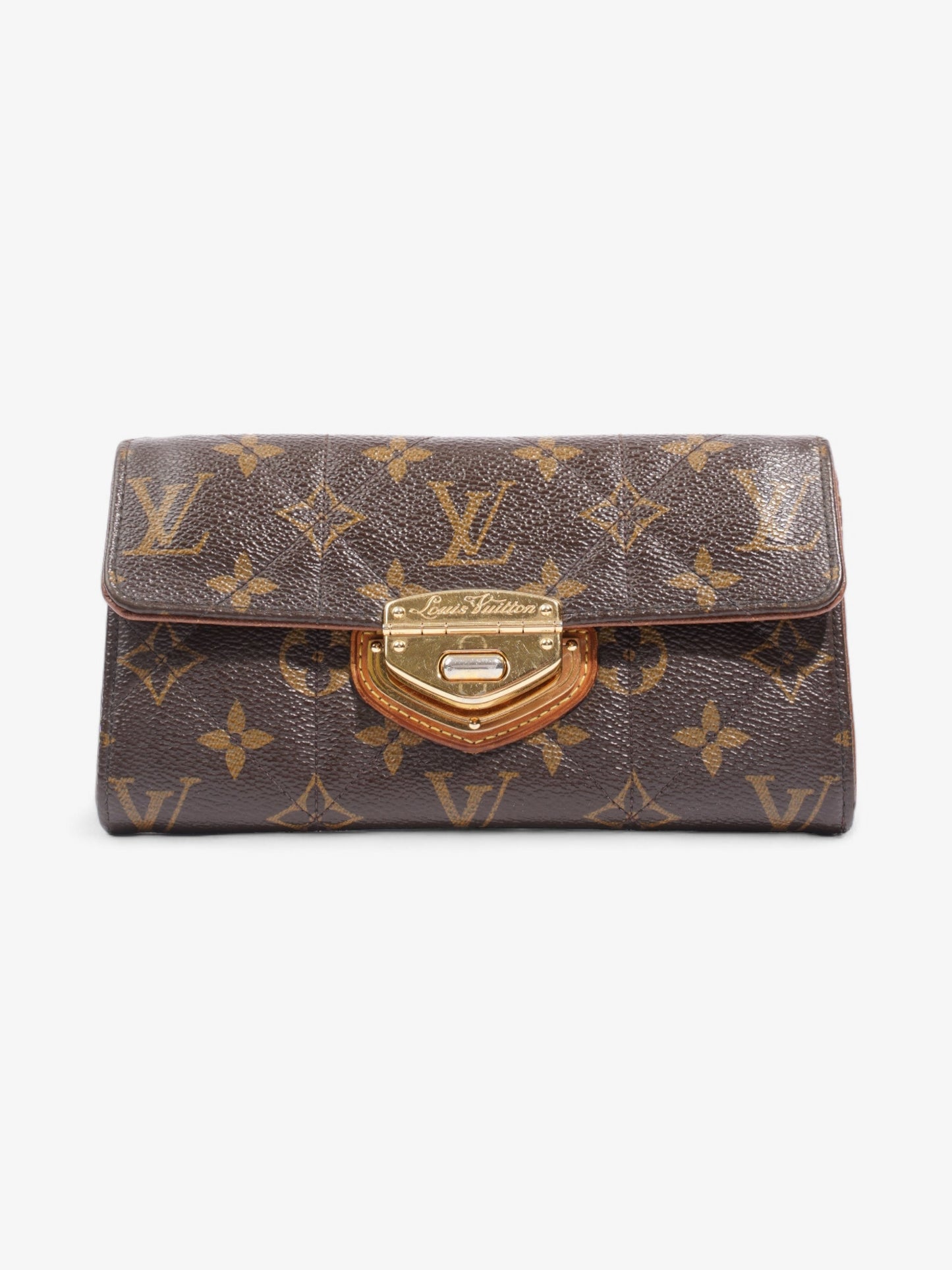 Louis Vuitton Portefeuille Sarah Long Wallet Monogram Coated Canvas