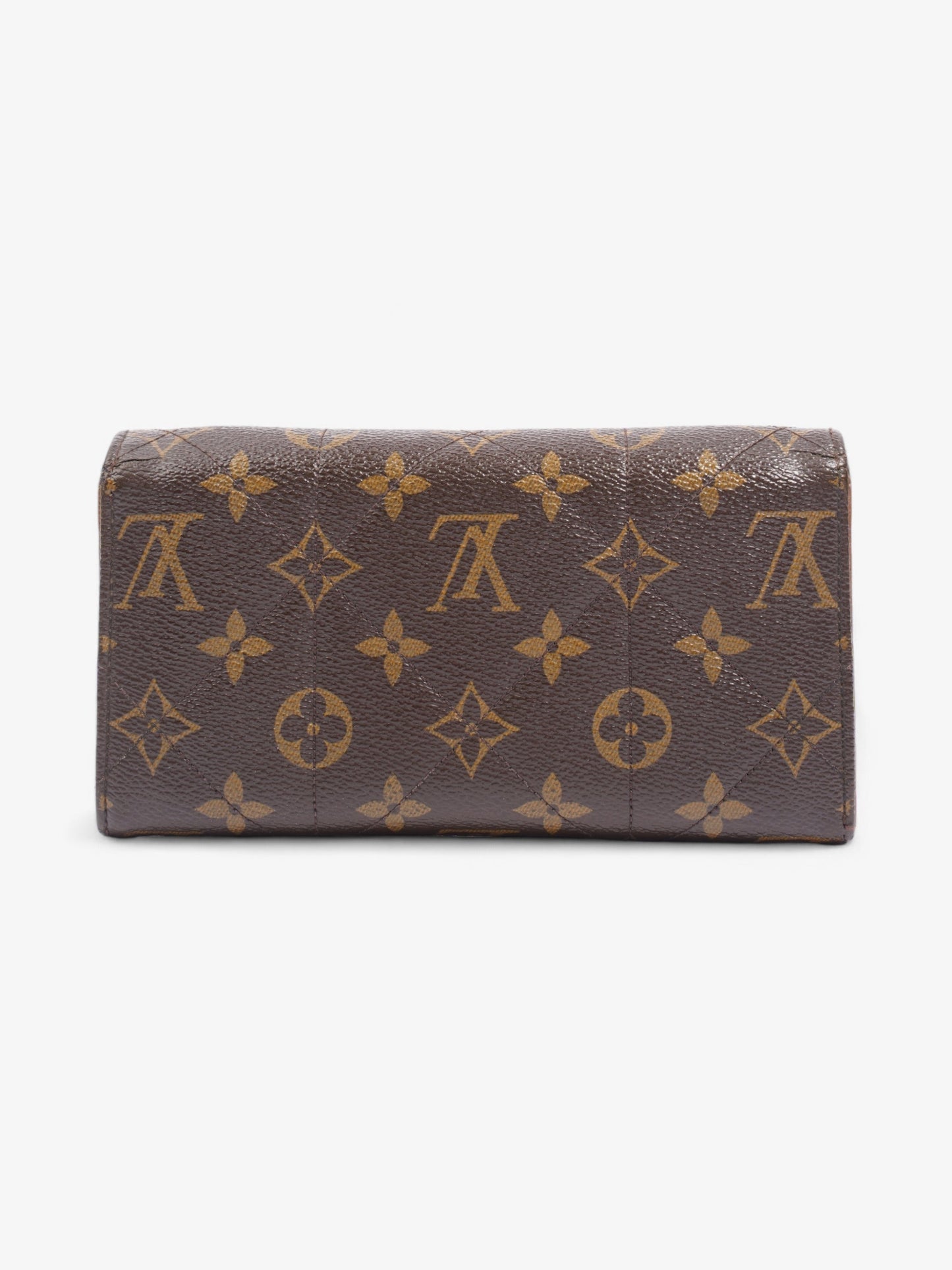 Louis Vuitton Portefeuille Sarah Long Wallet Monogram Coated Canvas