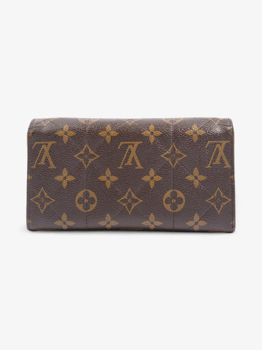 Louis Vuitton Portefeuille Sarah Long Wallet Monogram Coated Canvas