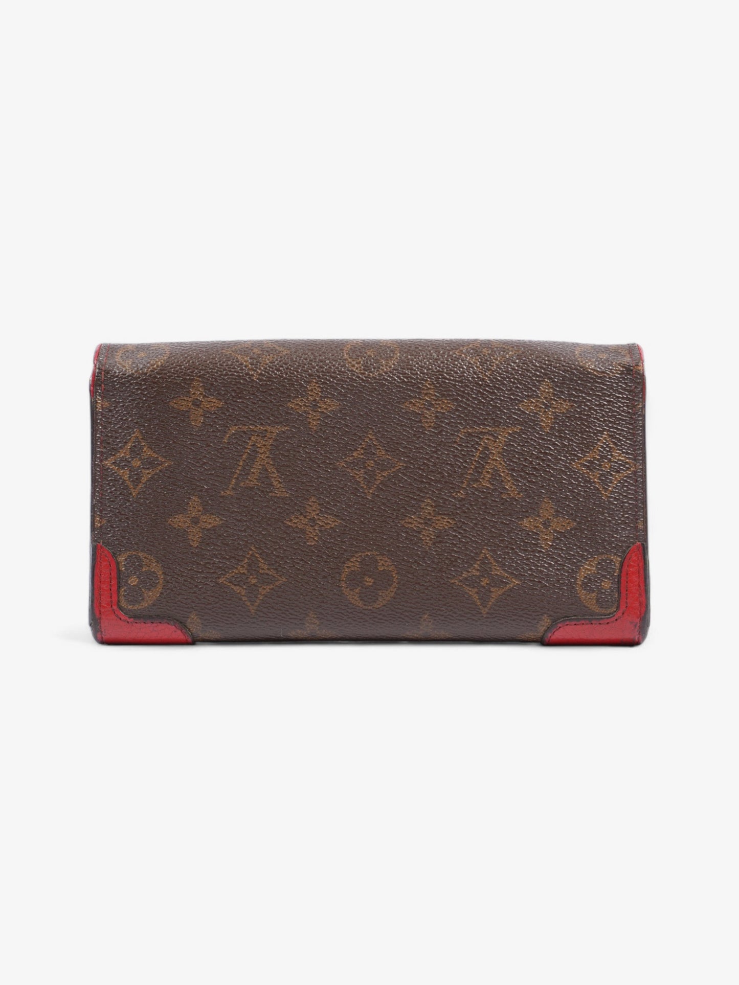 Louis Vuitton Portefeiulle Retiro French Wallet Monogram / Red Coated Canvas