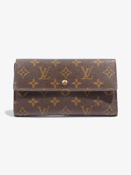 Louis Vuitton Porte Tresor International Long Wallet Monogram Coated Canvas