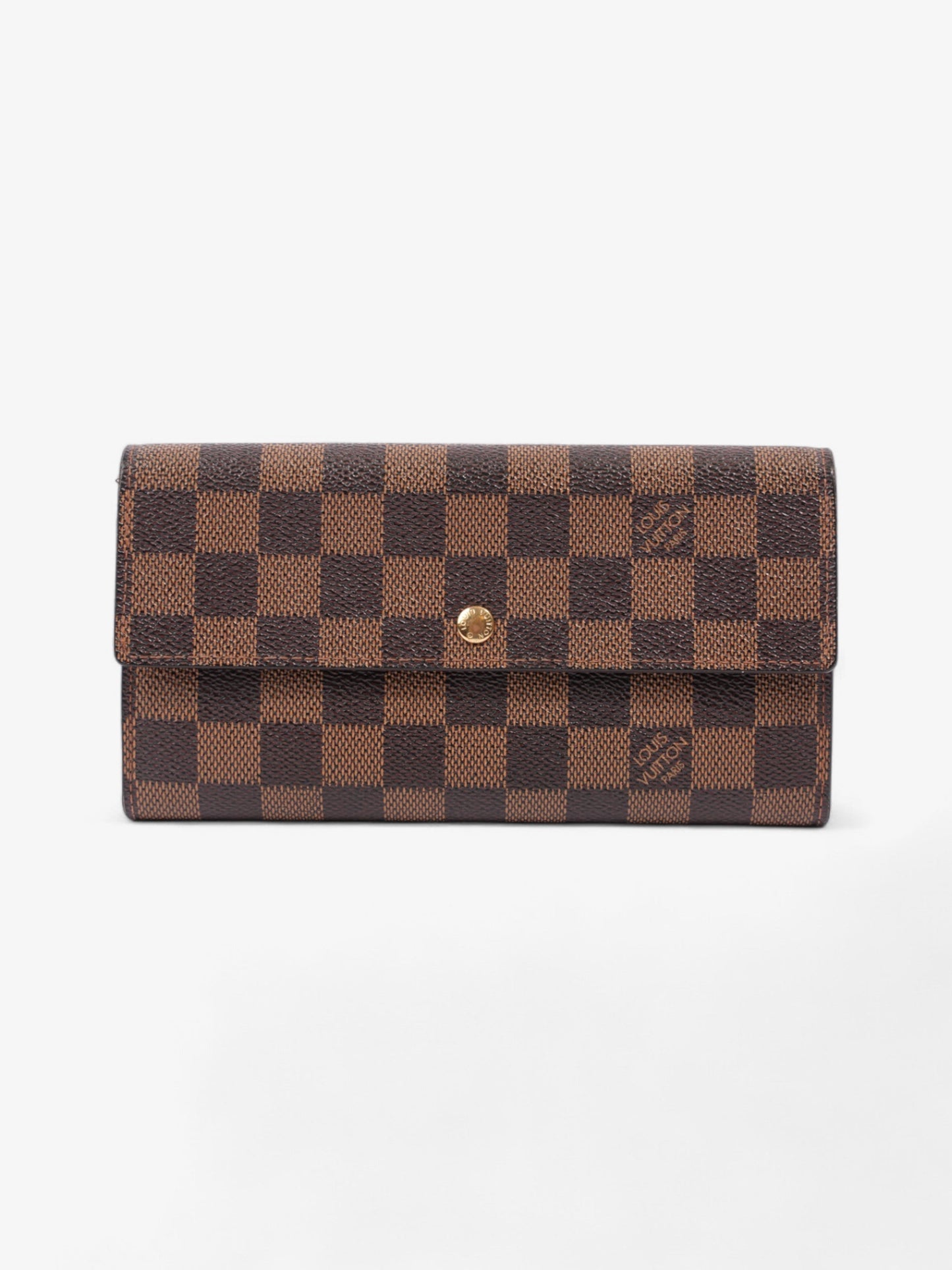 Louis Vuitton Portefeuille International Wallet Damier Ebene Coated Canvas