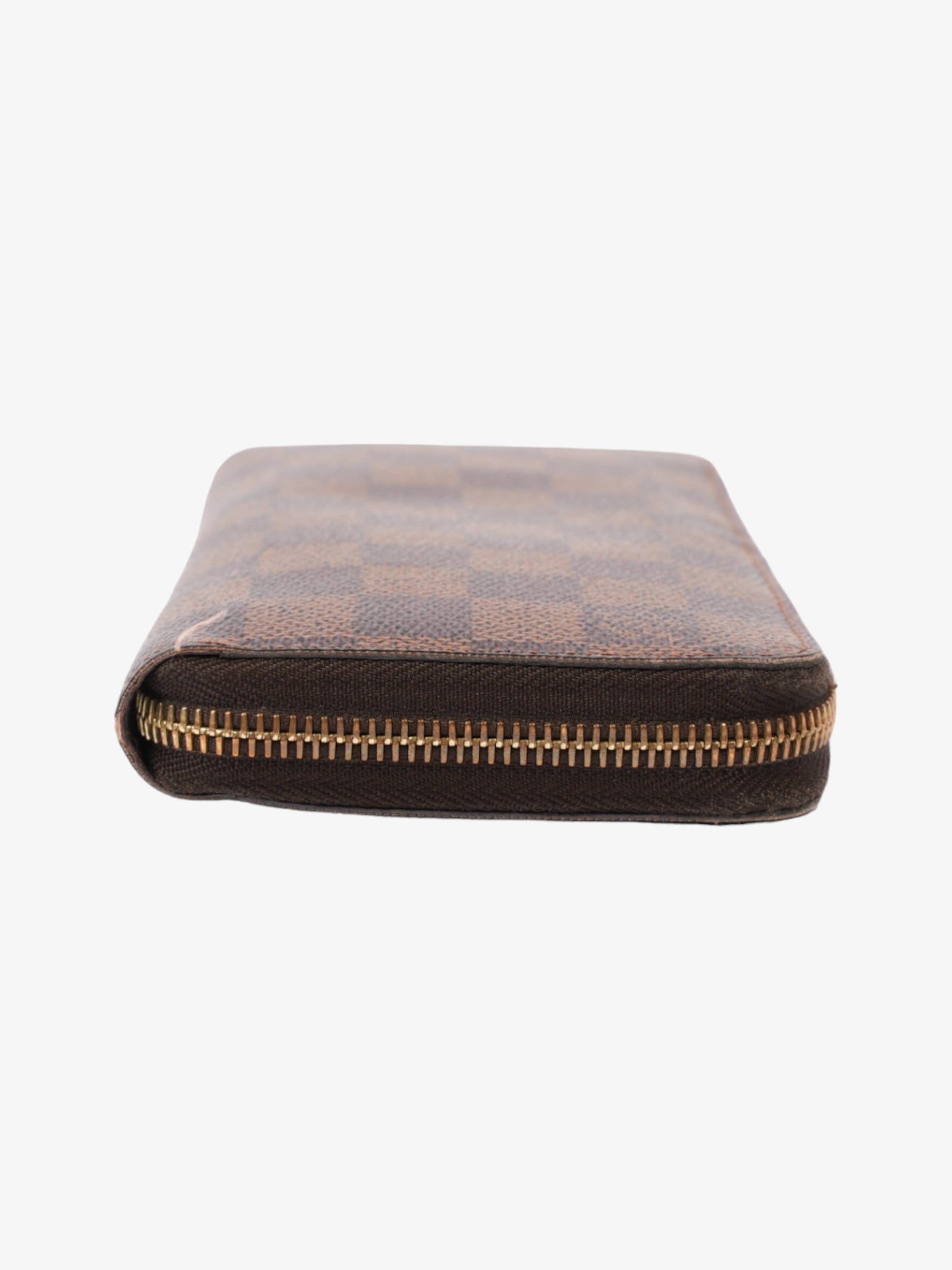 Louis Vuitton Zippy Wallet Damier Ebene Coated Canvas