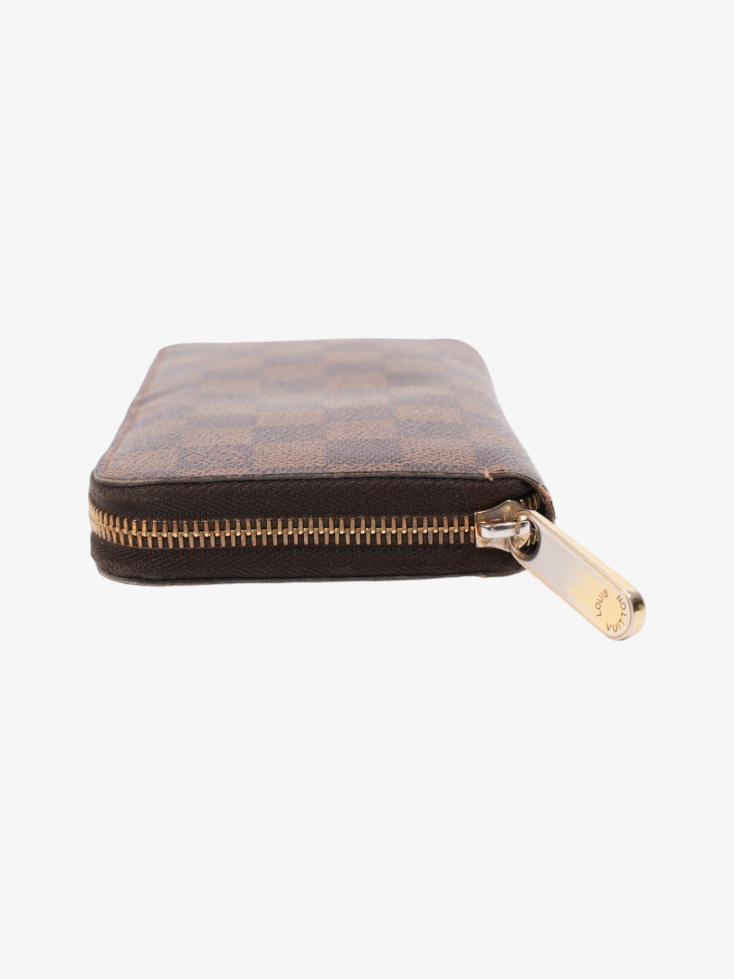 Louis Vuitton Zippy Wallet Damier Ebene Coated Canvas
