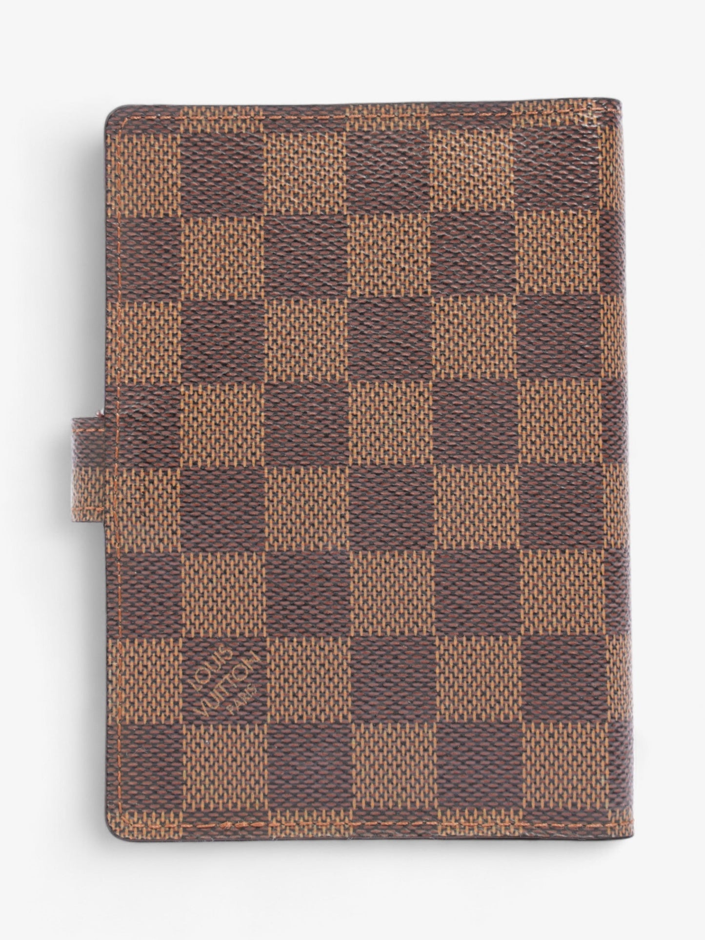 Louis Vuitton Agenda Cover Damier Ebene Coated Canvas PM