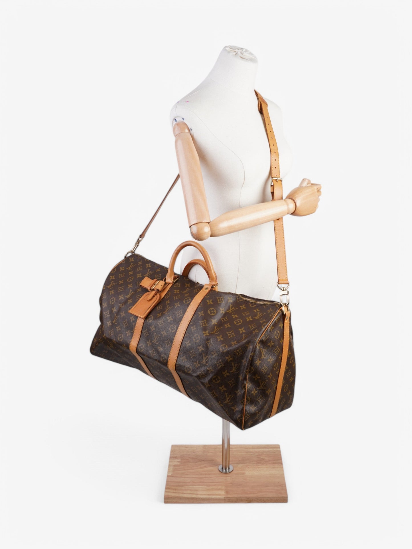 Louis Vuitton Keepall Bandouliere Monogram Coated Canvas 55