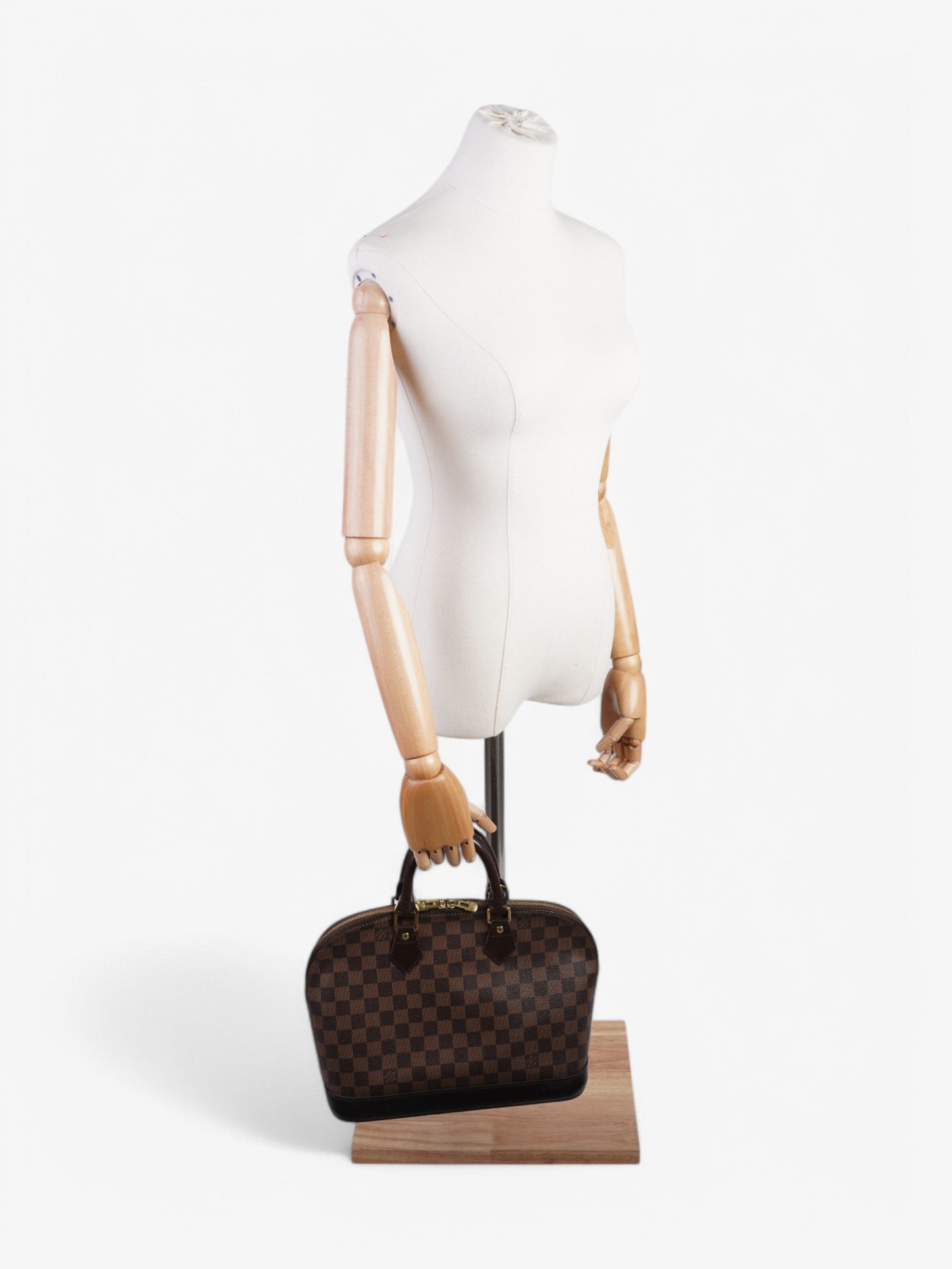 Louis Vuitton Alma Damier Ebene Coated Canvas PM