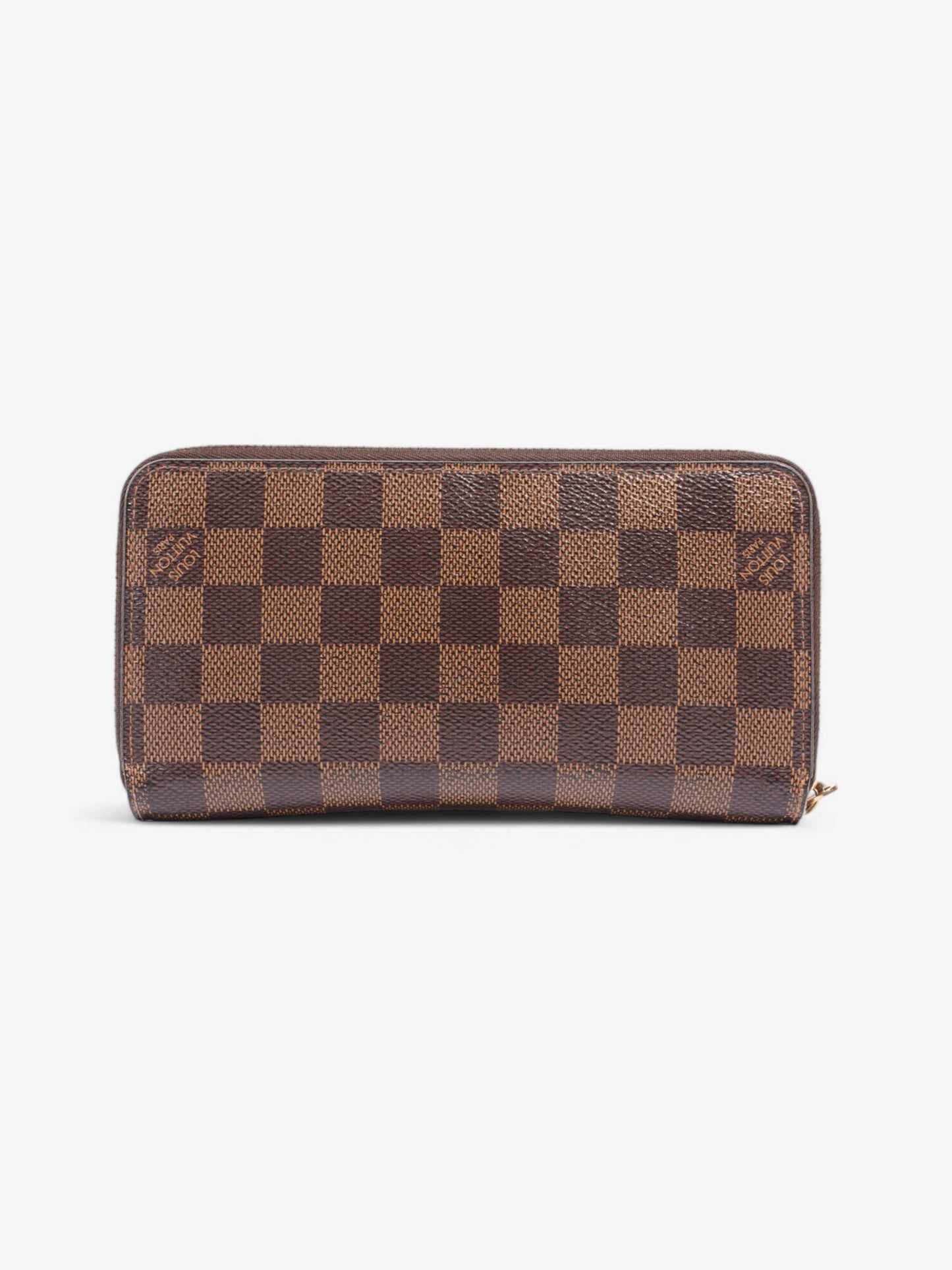 Louis Vuitton Zippy Wallet Damier Ebene Coated Canvas