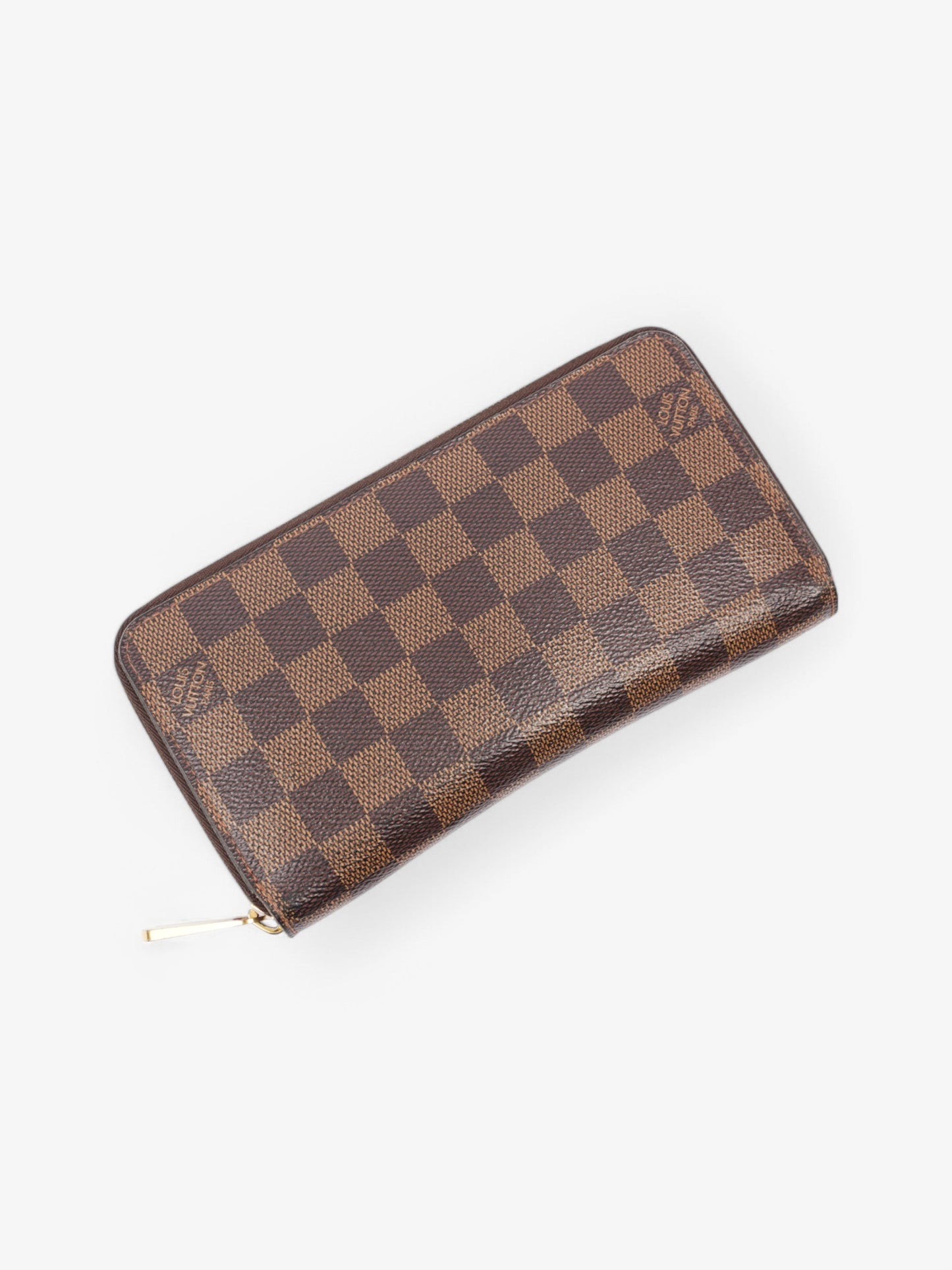 Louis Vuitton Zippy Wallet Damier Ebene Coated Canvas