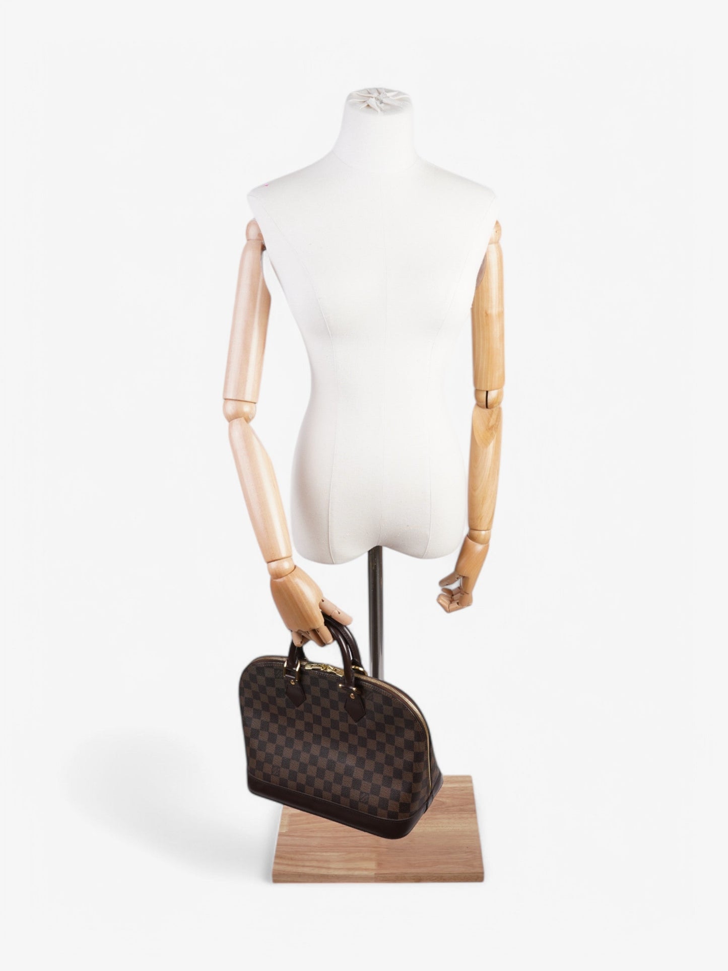 Louis Vuitton Alma Damier Ebene Coated Canvas PM