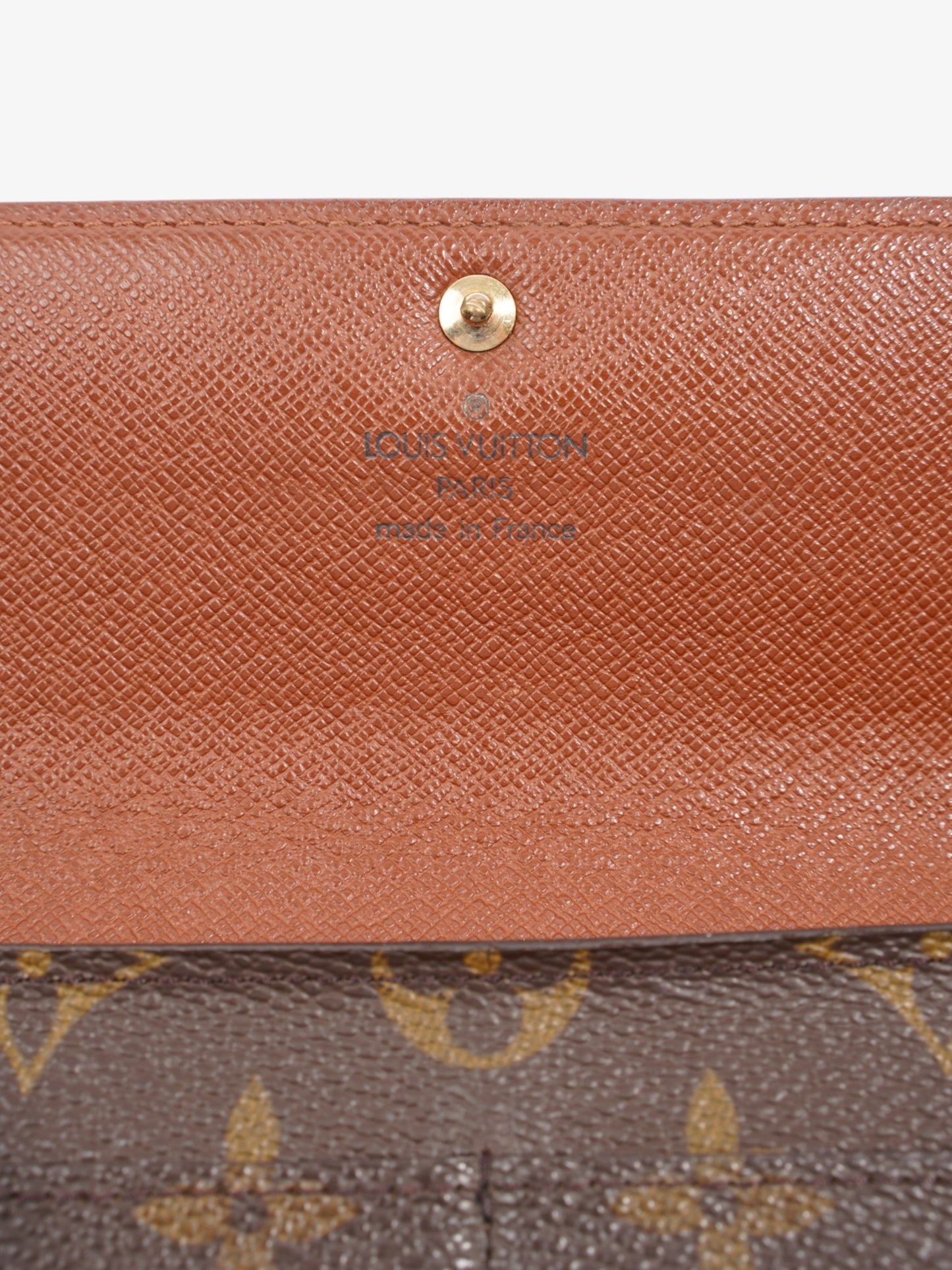 Louis Vuitton Pochette Porte Monecredit Monogram Coated Canvas