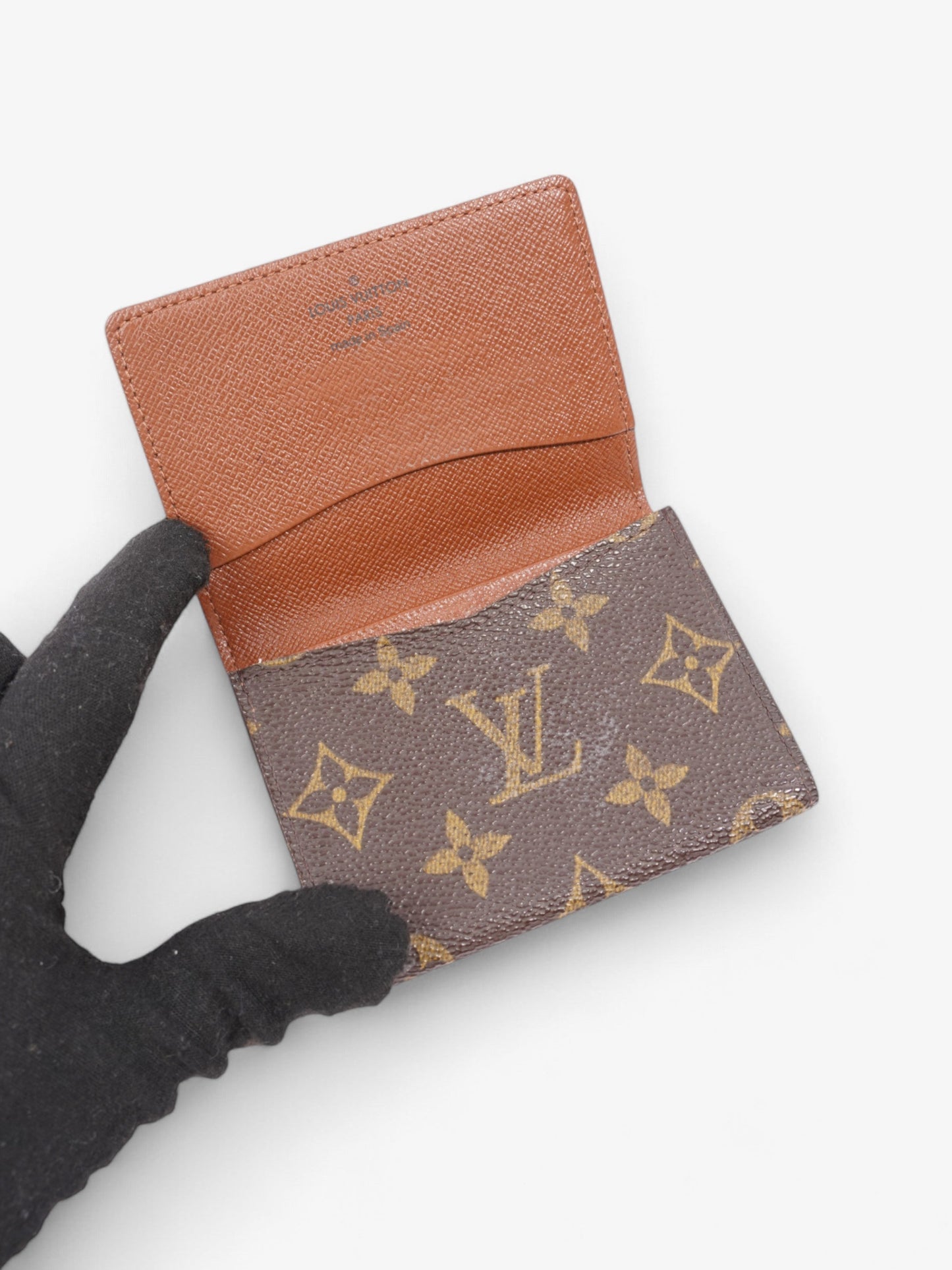 Louis Vuitton Anne Verlop Carte de Visit Monogram Coated Canvas
