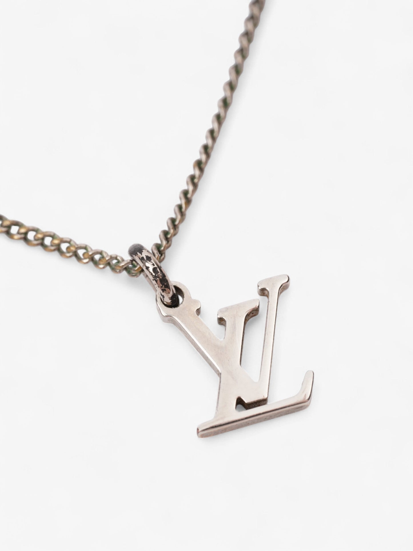 Louis Vuitton Ring Necklace Silver Gold Plated