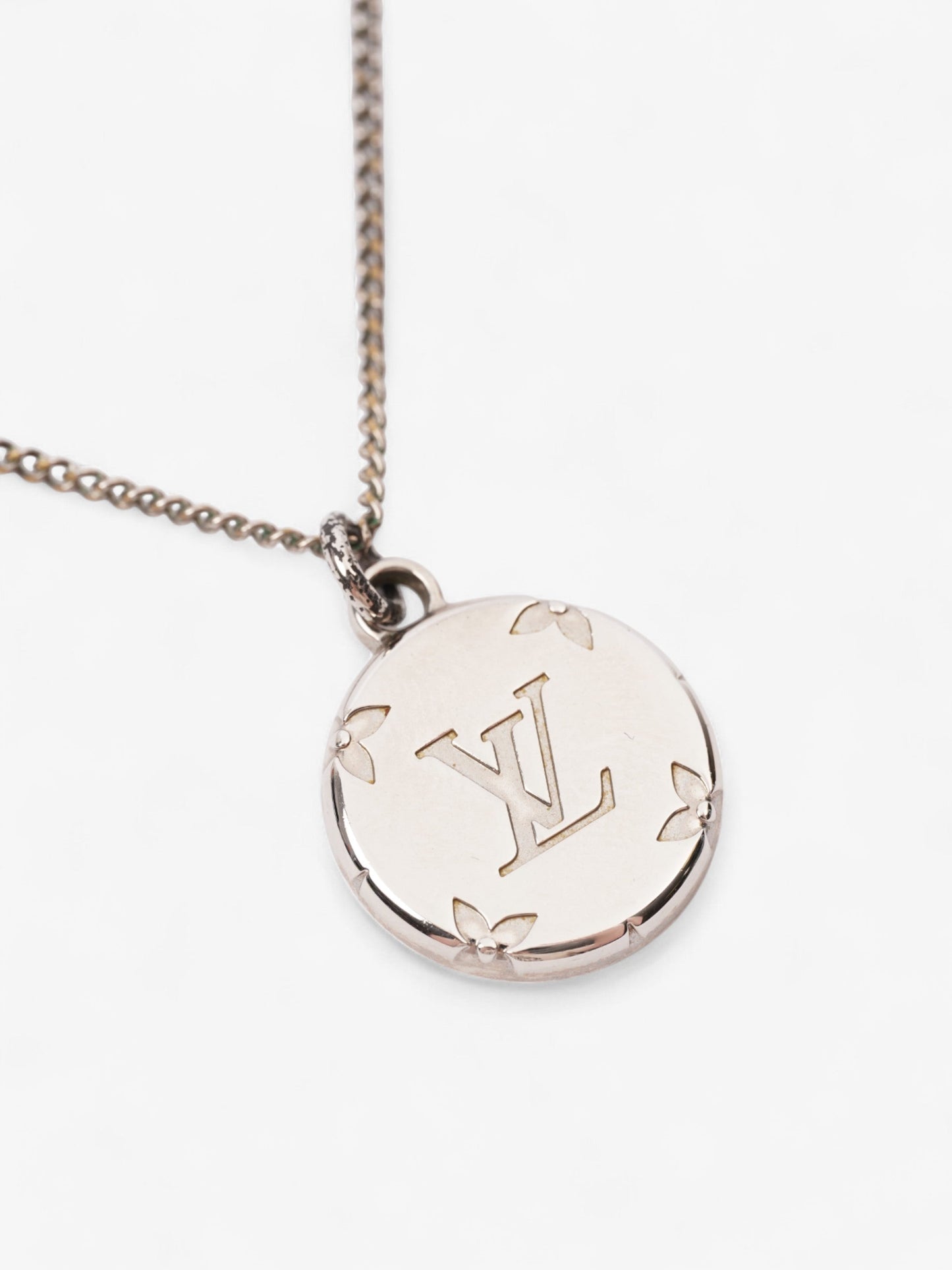 Louis Vuitton Ring Necklace Silver Gold Plated